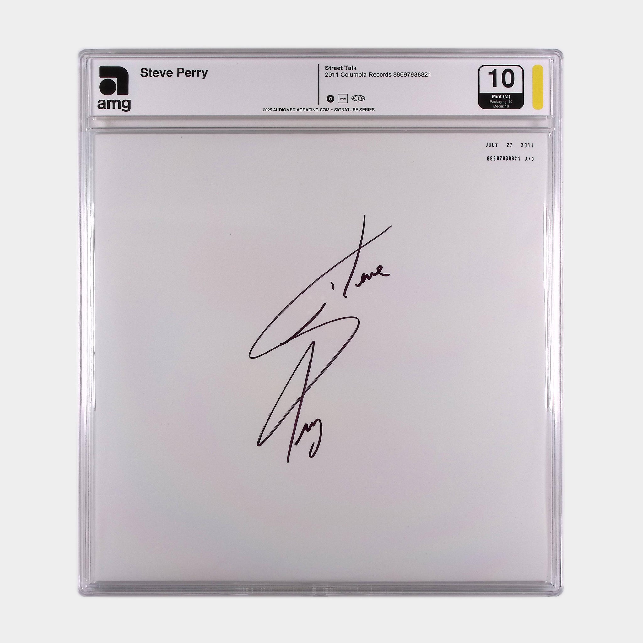 Street Talk – 2011 Vinyl Test Pressing SIGNED by Steve Perry (AMG