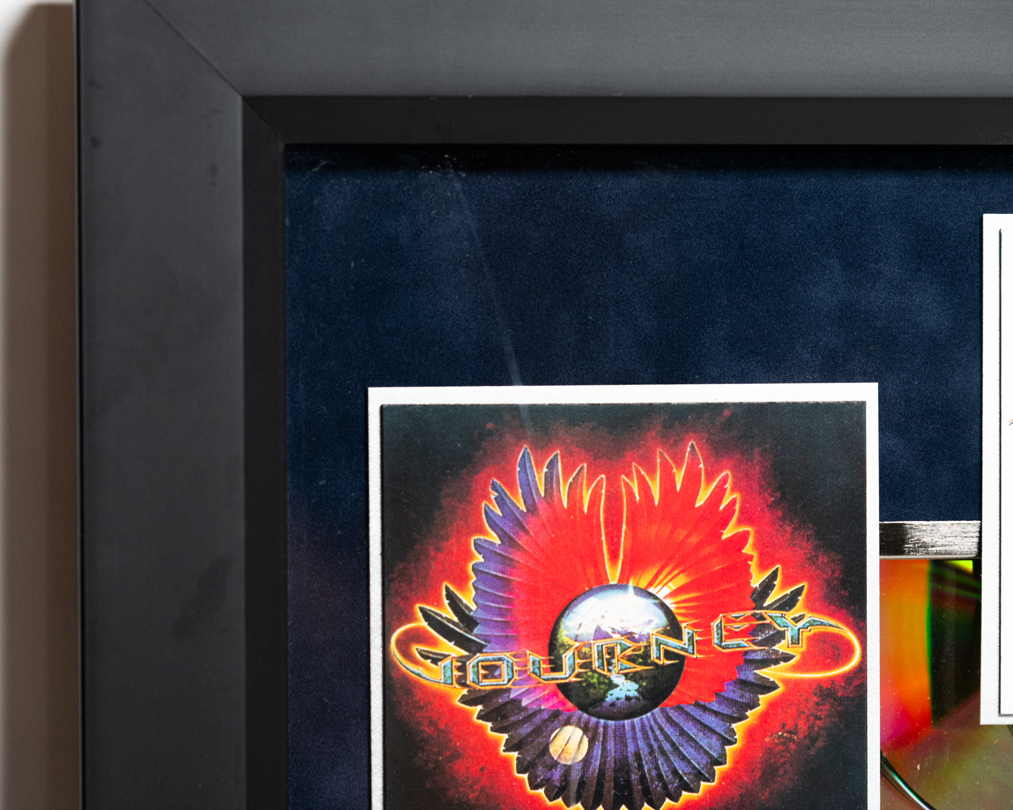 Journey RIAA Multi-Platinum Album CD Award SIGNED