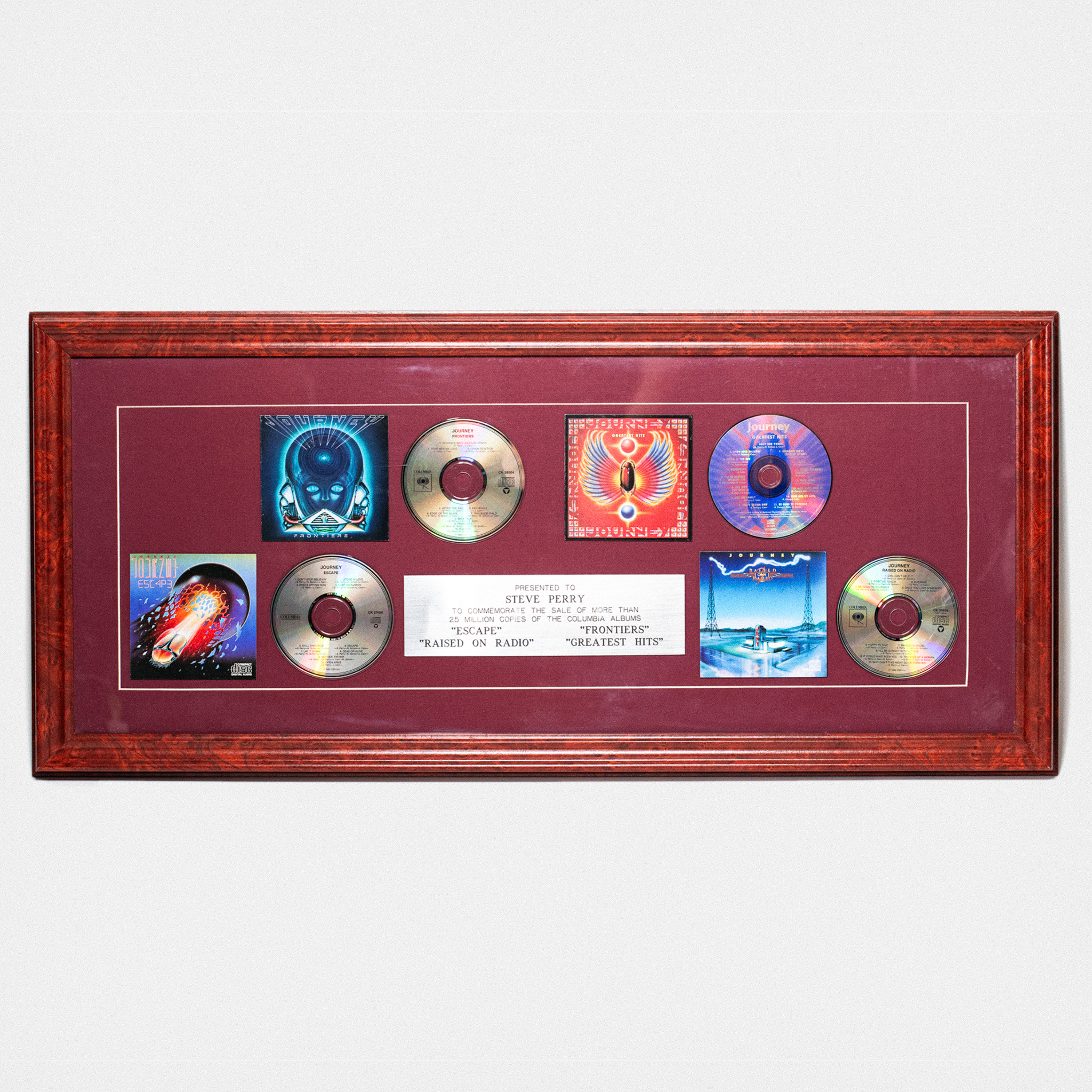 Journey “Escape” “Raised on Radio” “Frontiers” “Greatest Hits” CD Award SIGNED