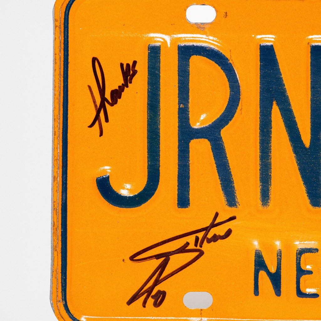 Custom New York License Plate SIGNED