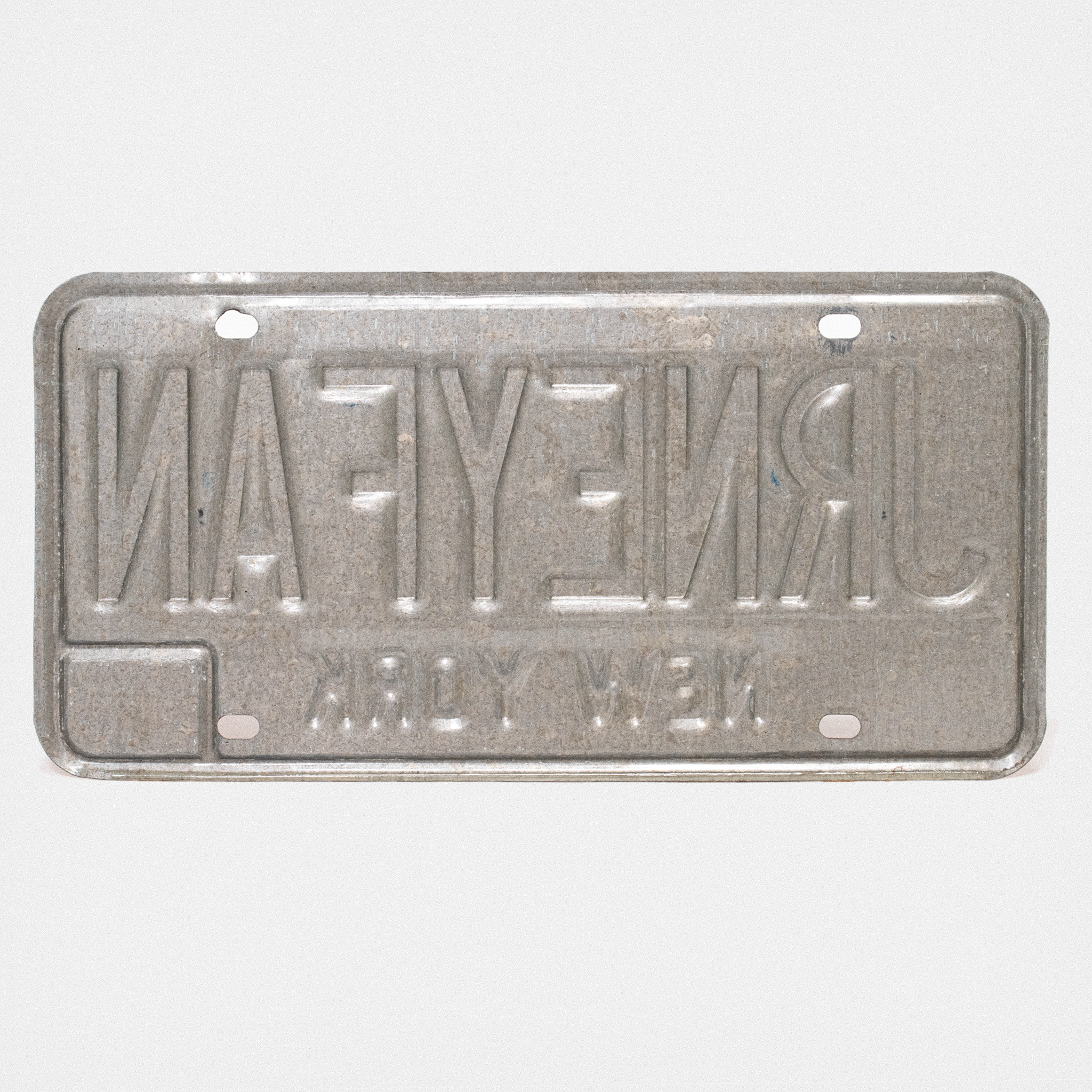 Custom New York License Plate SIGNED