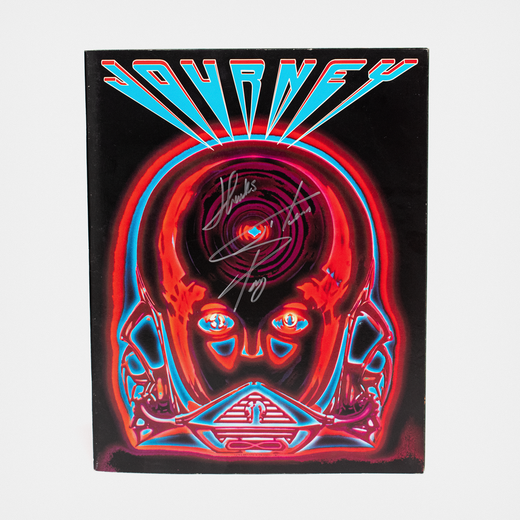 Journey 1983 Frontiers Tour Book SIGNED