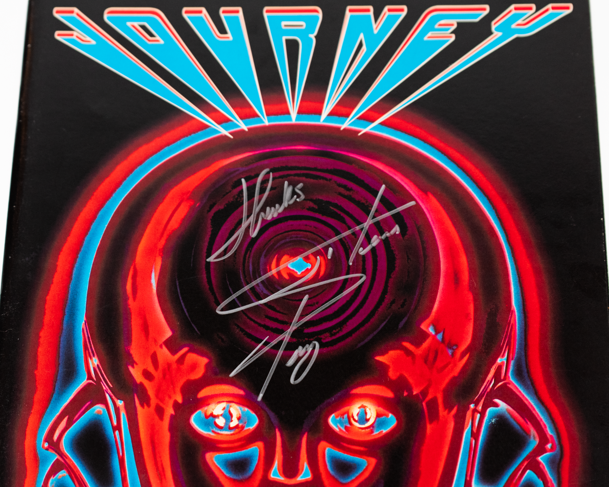 Journey 1983 Frontiers Tour Book SIGNED