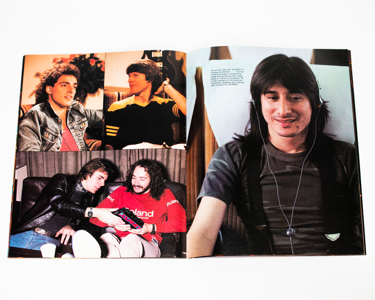 Journey 1983 Frontiers Tour Book SIGNED