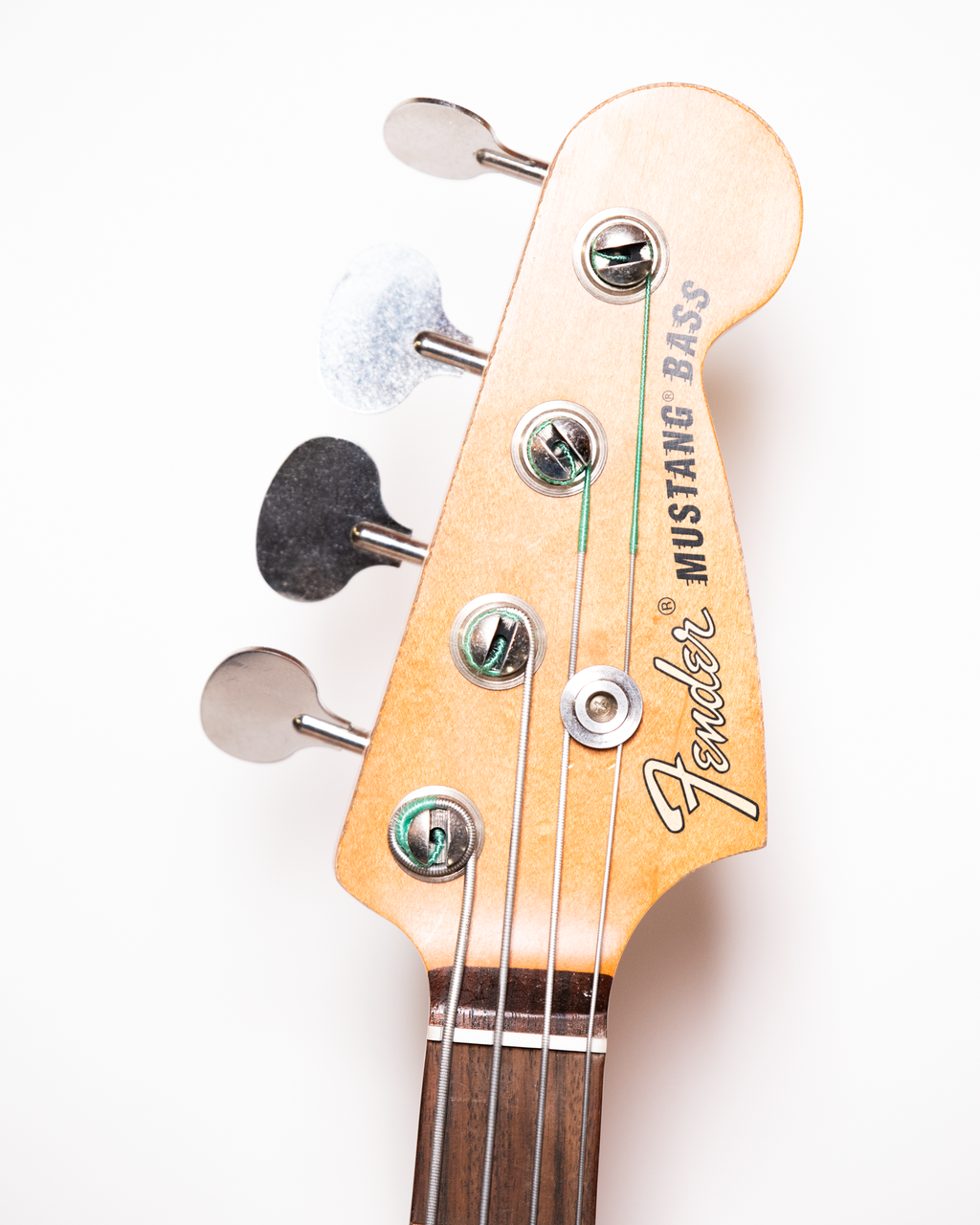 Fender Mustang Bass Guitar (blue) SIGNED