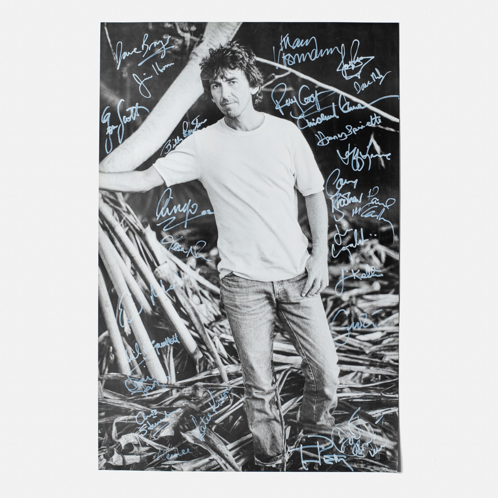 Concert For George / Brainwashed - SIGNED POSTER - signed by Paul McCartney, Ringo Starr, Eric Clapton, Tom Petty, Jeff Lynne & more - Lot 2
