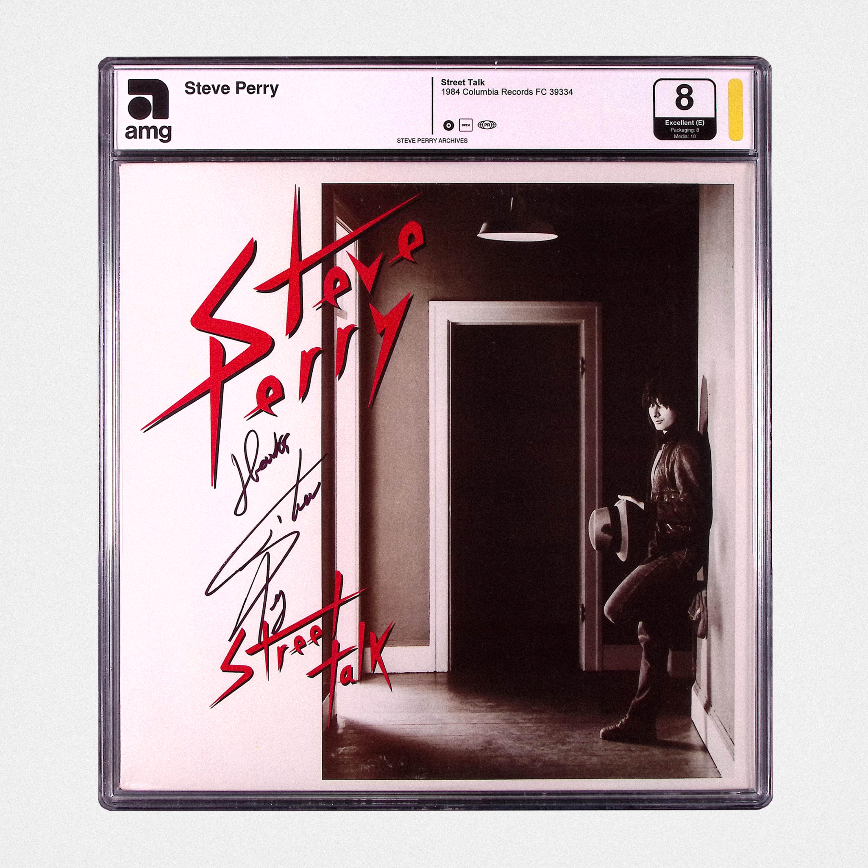 Steve Perry – Street Talk - SIGNED Vinyl (AMG 50006060)