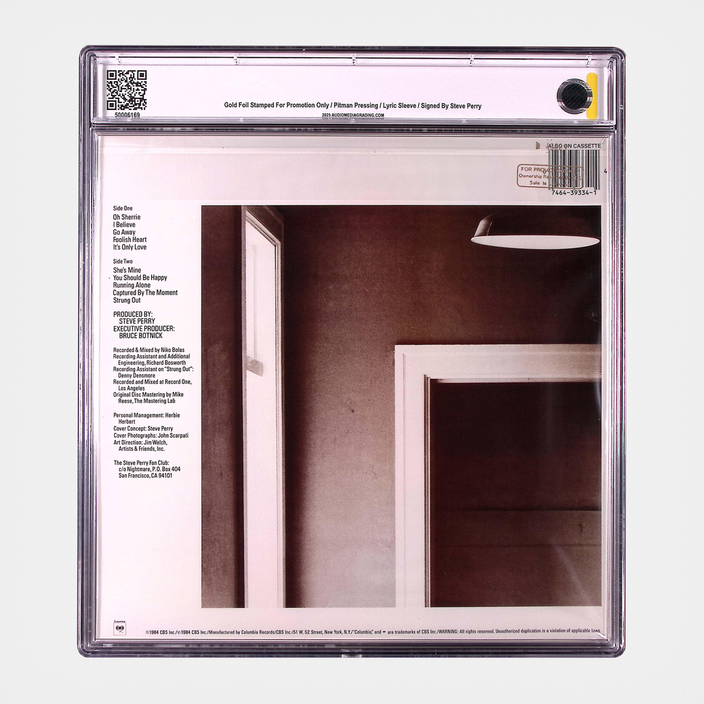 Steve Perry - Street Talk (1984) - SIGNED Vinyl (AMG 50006169)