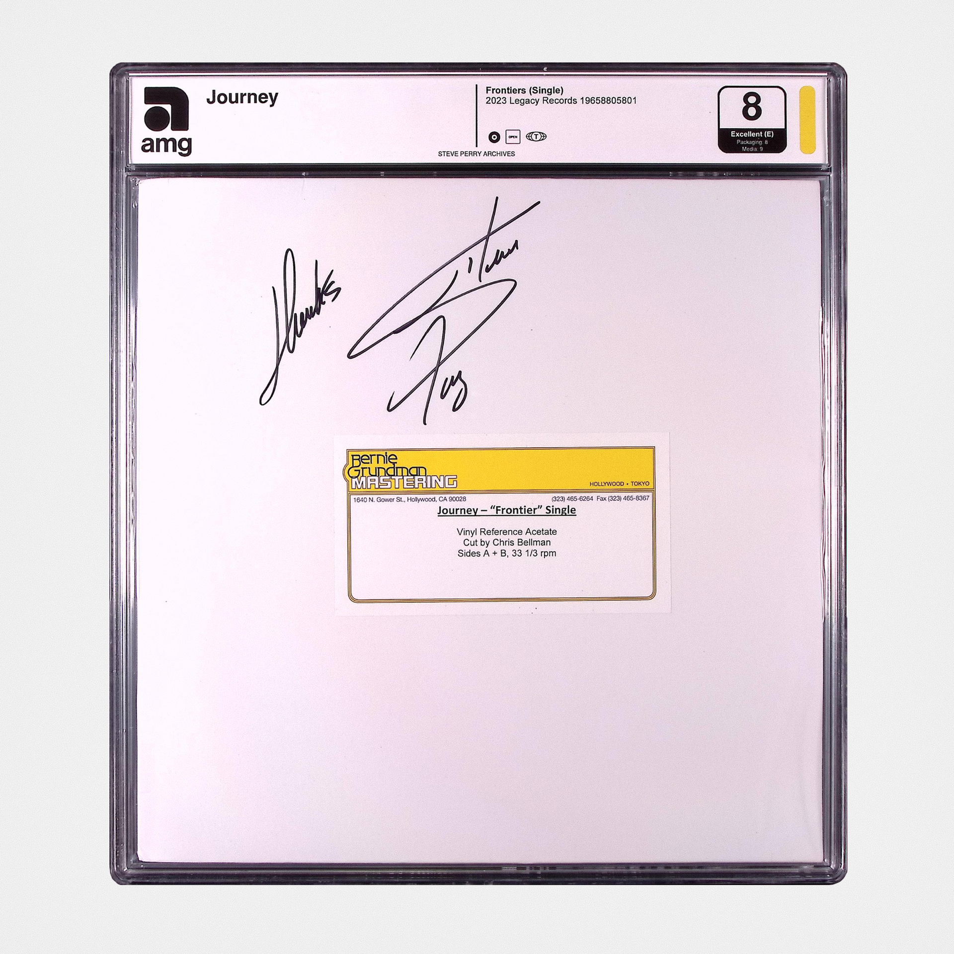 Journey - Frontiers (Single) - SIGNED Vinyl Test Pressing