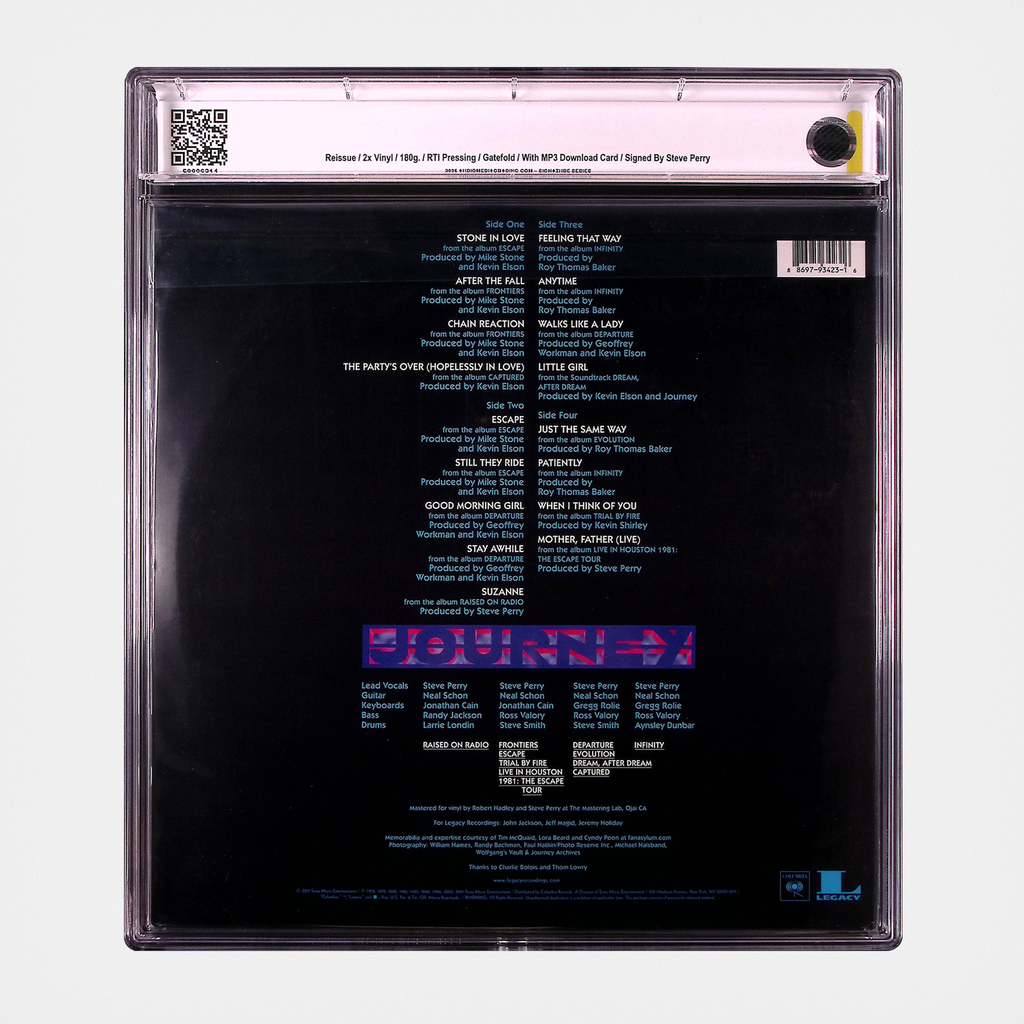 Journey - Greatest Hits 2 - SIGNED Vinyl (AMG 50006214)