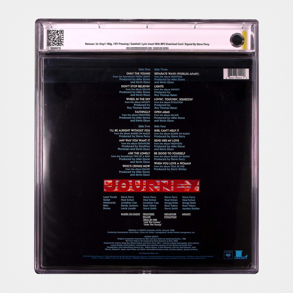 Journey - Greatest Hits - SIGNED Vinyl (AMG 50006219)