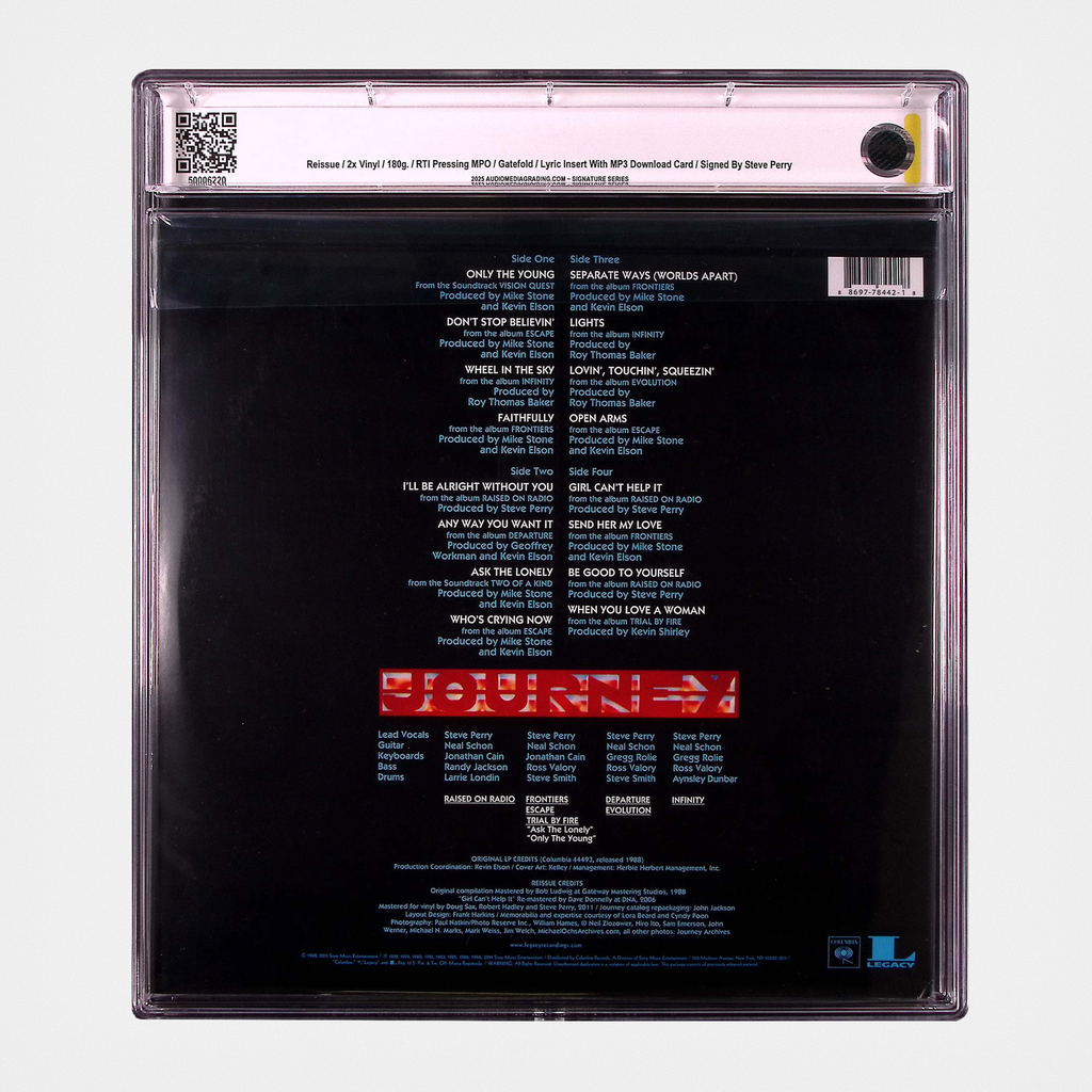 Journey - Greatest Hits - SIGNED Vinyl (AMG 50006220)