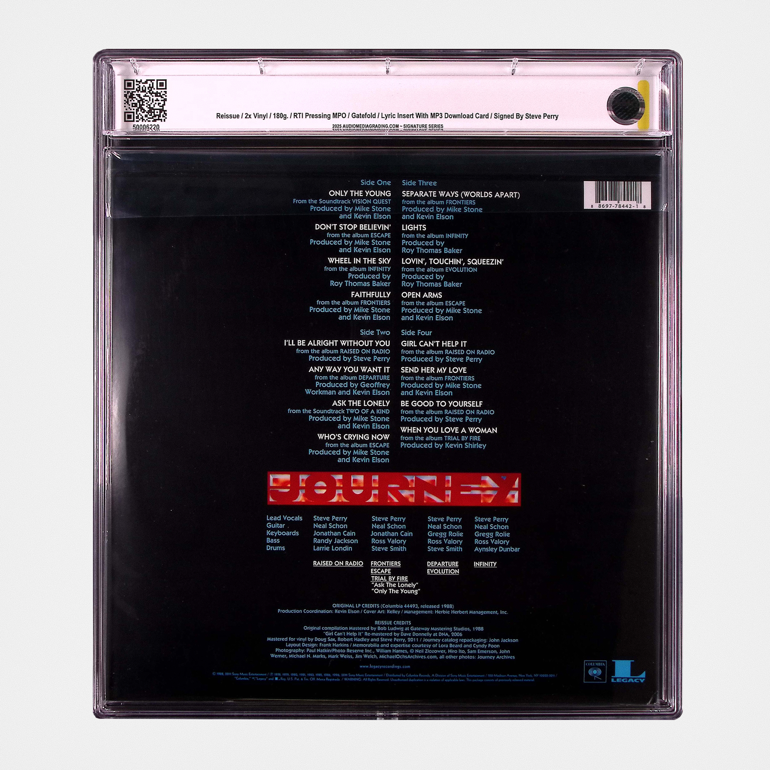 Journey - Greatest Hits - SIGNED Vinyl (AMG 50006220)