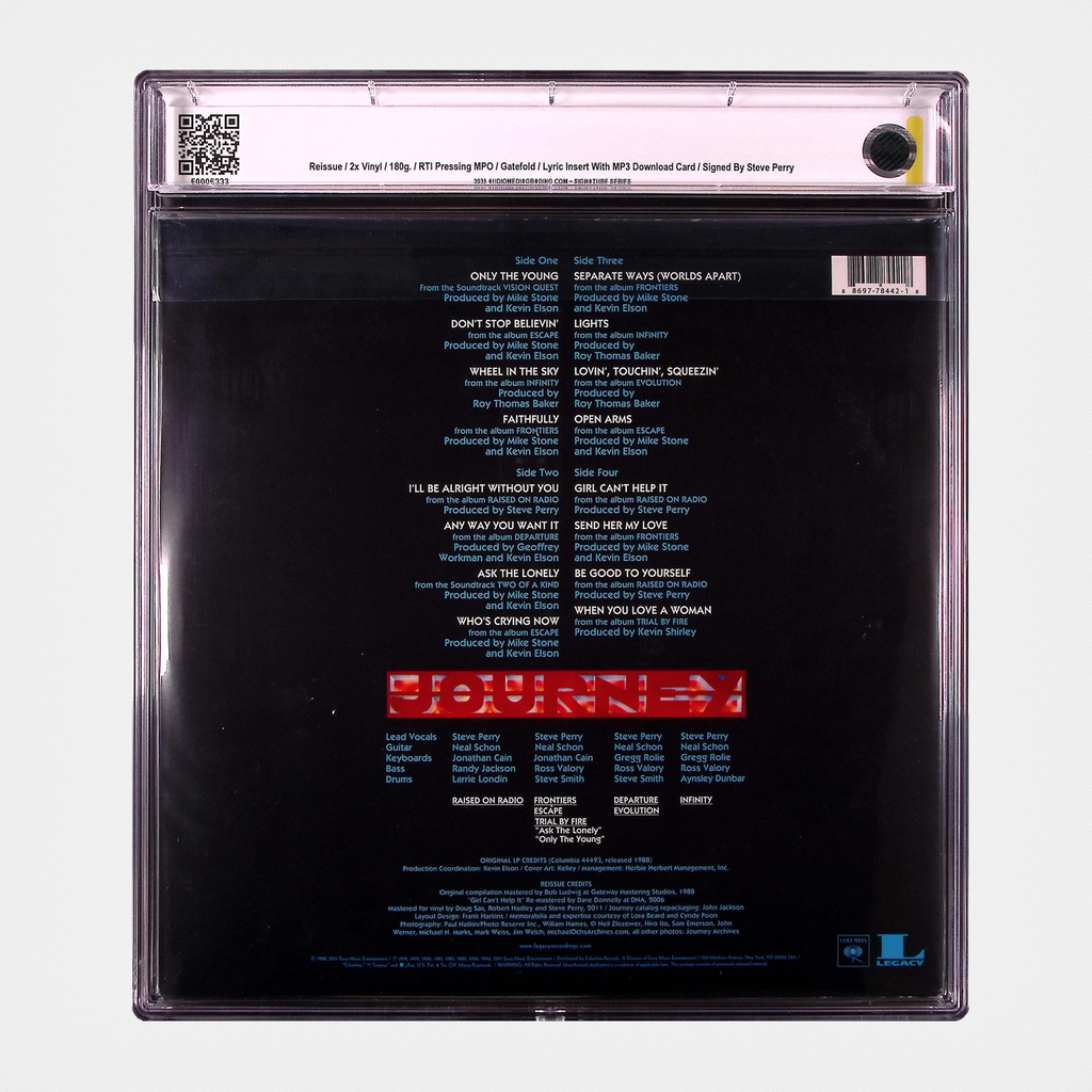 Journey - Greatest Hits - SIGNED Vinyl (AMG 50006223)