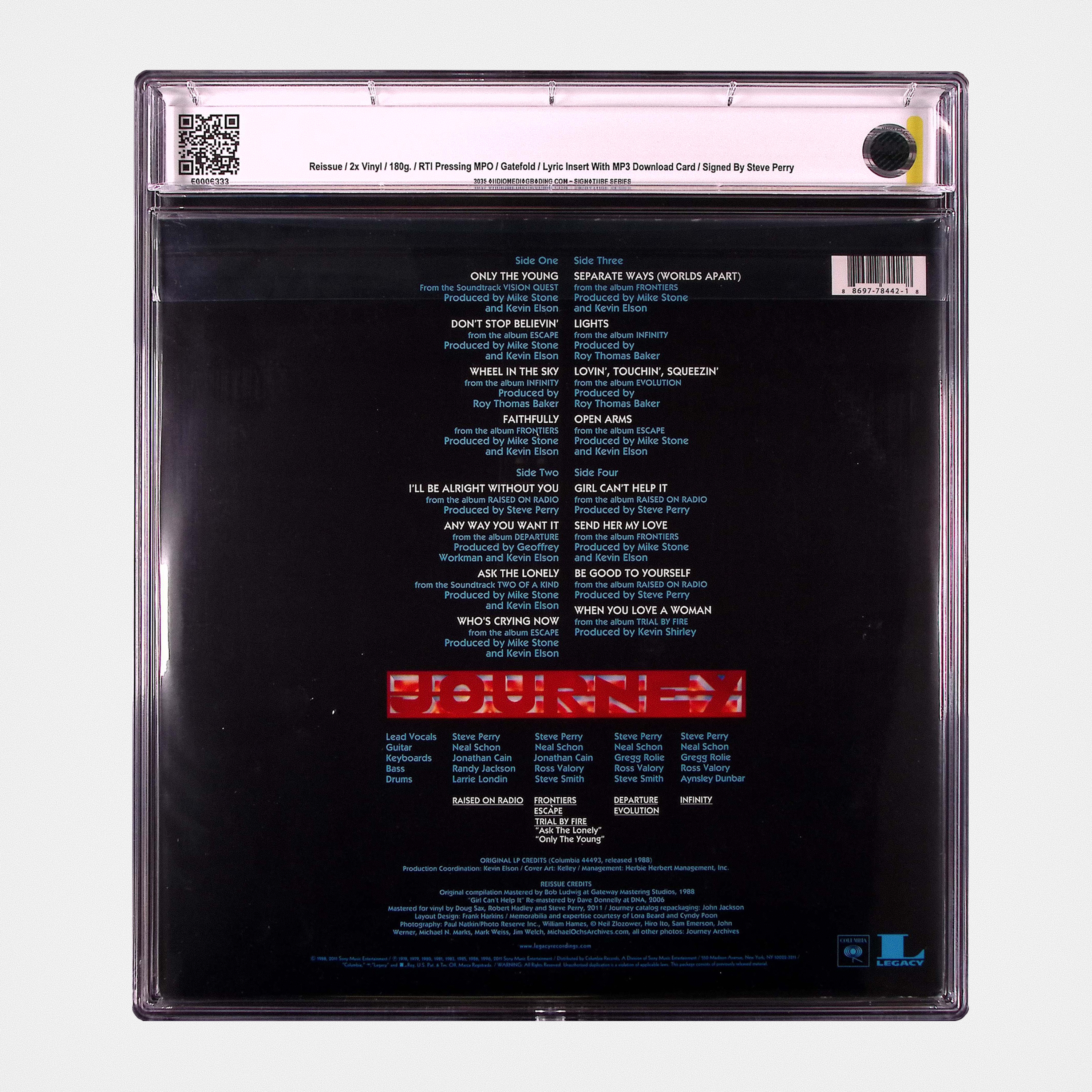 Journey - Greatest Hits - SIGNED Vinyl (AMG 50006223)