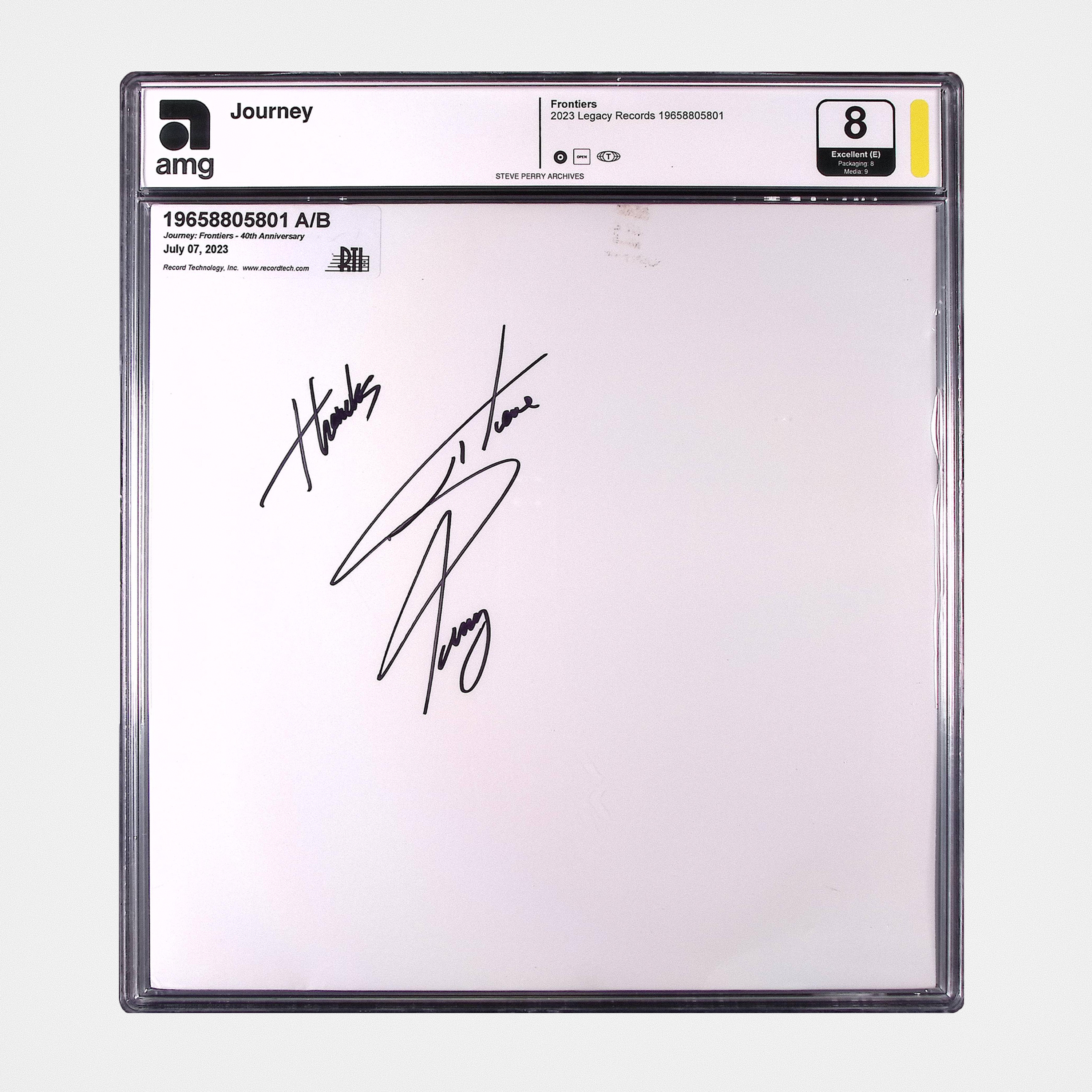 Journey - Frontiers - SIGNED Vinyl Test Pressing (AMG 50006343)