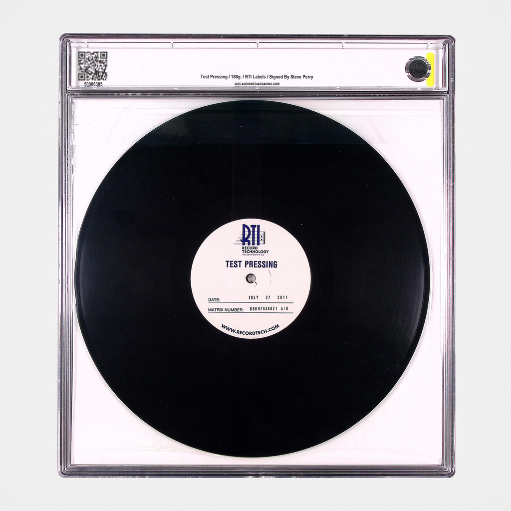 Steve Perry - Street Talk - SIGNED Vinyl Test Pressing (AMG 50006385)