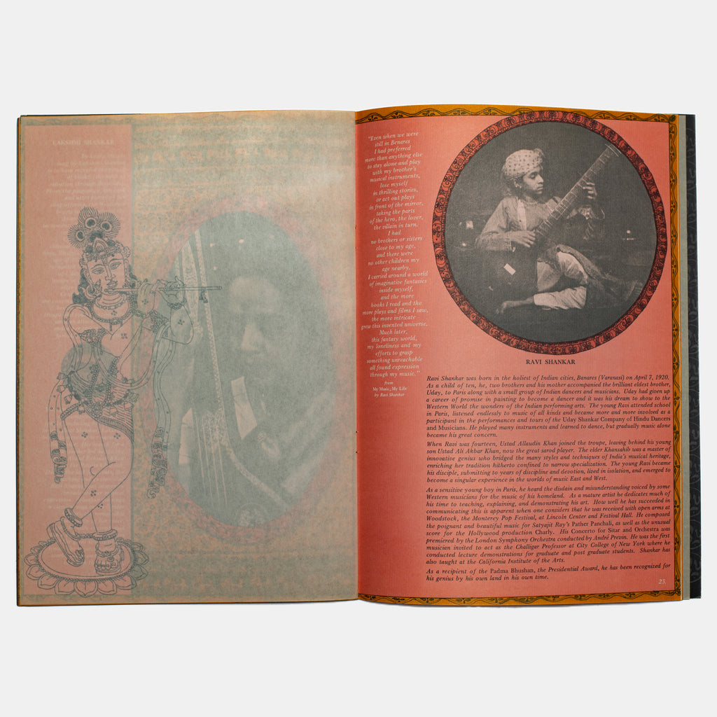 Ravi Shankar's Music Festival from India' Original 1974 Souvenir Concert Program - Lot 4