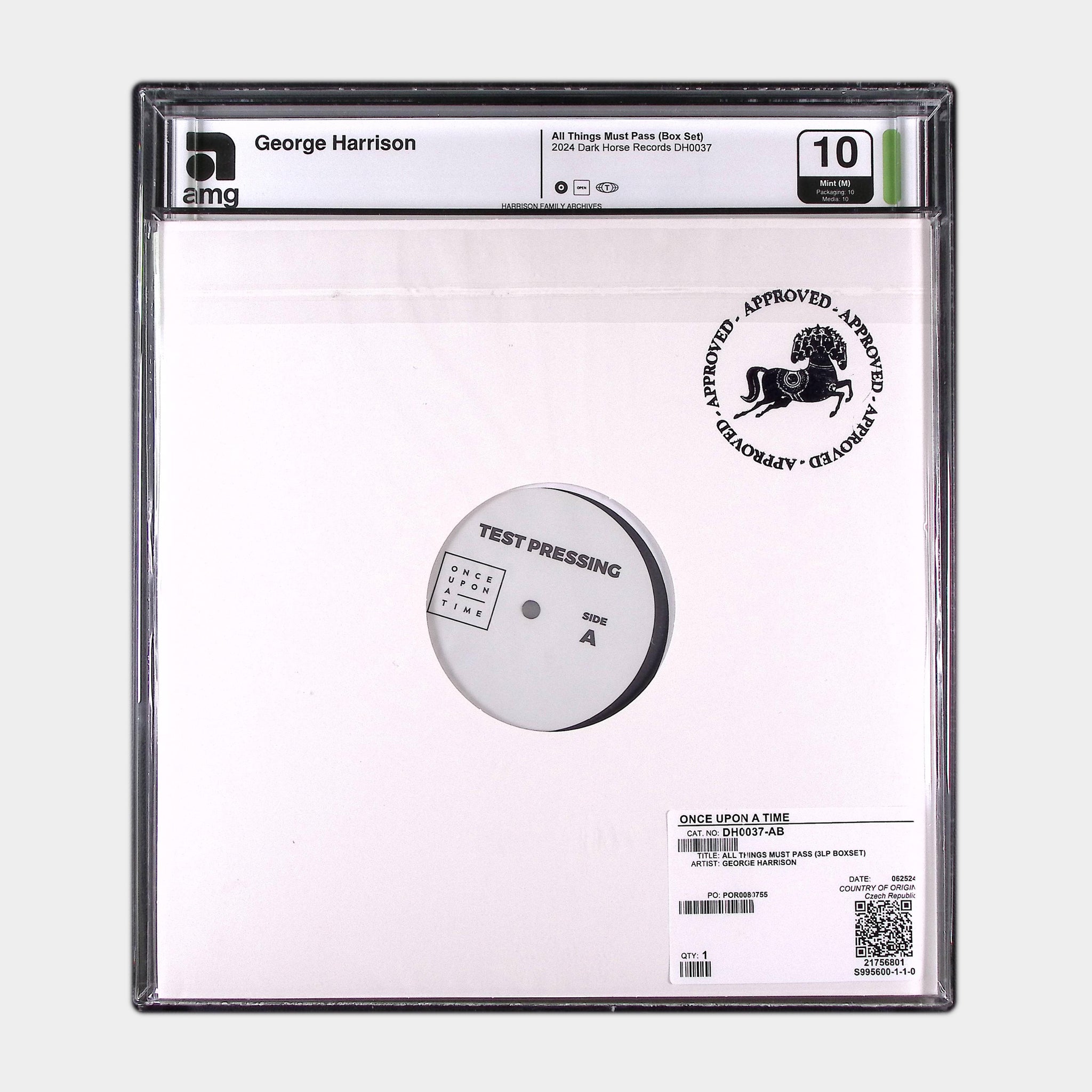 All Things Must Pass (2025) – 50th Anniversary 3LP Test Pressing (AMG 50009701)