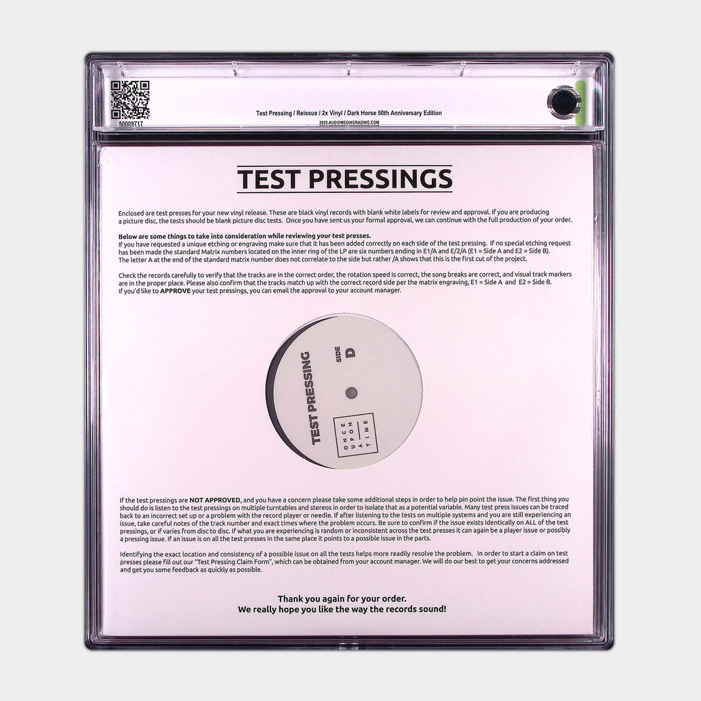 Living in the Material World (2024) – 50th Anniversary Deluxe Edition 2LP Test Pressing (AMG 50009717)