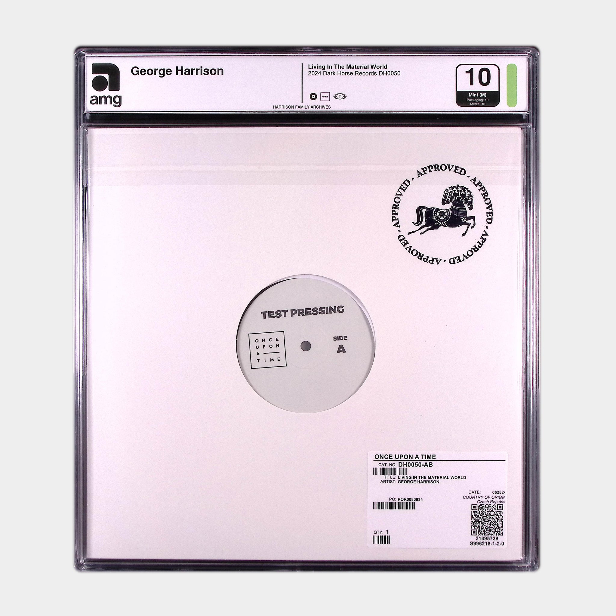 Living in the Material World (2024) – 50th Anniversary 2LP Test Pressing (AMG 50009720)