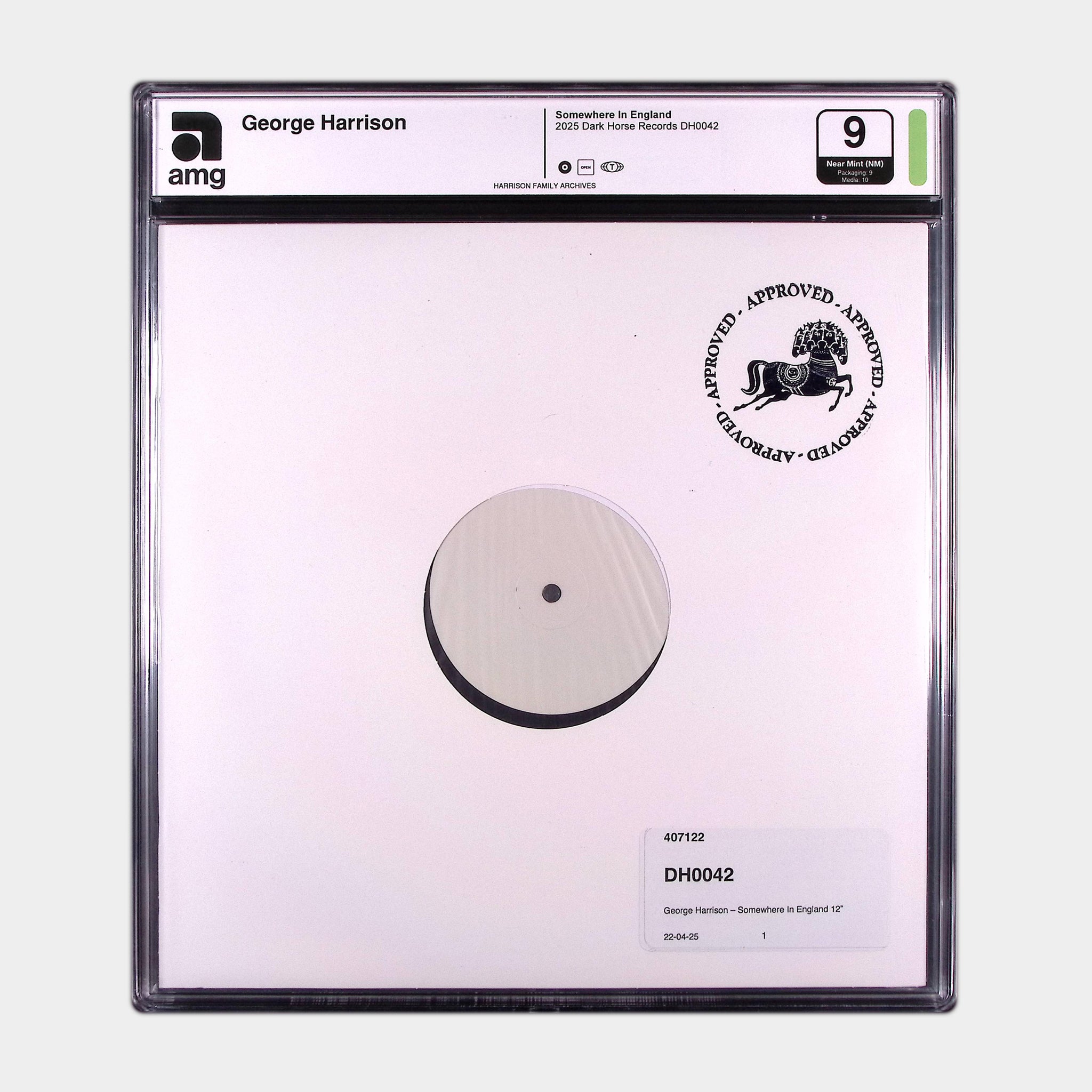 Somewhere In England (2025) - Reissue Test Pressing (AMG 50009708)