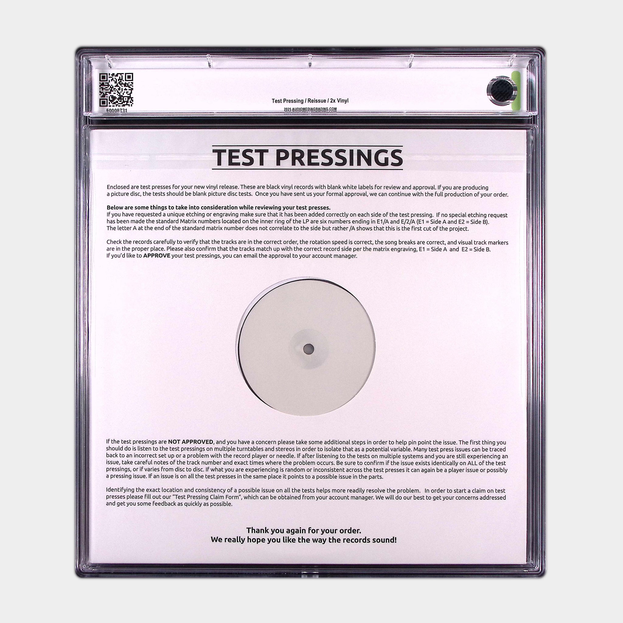 Live In Japan (2025) - Reissue 2LP Test Pressing (AMG 50009721)