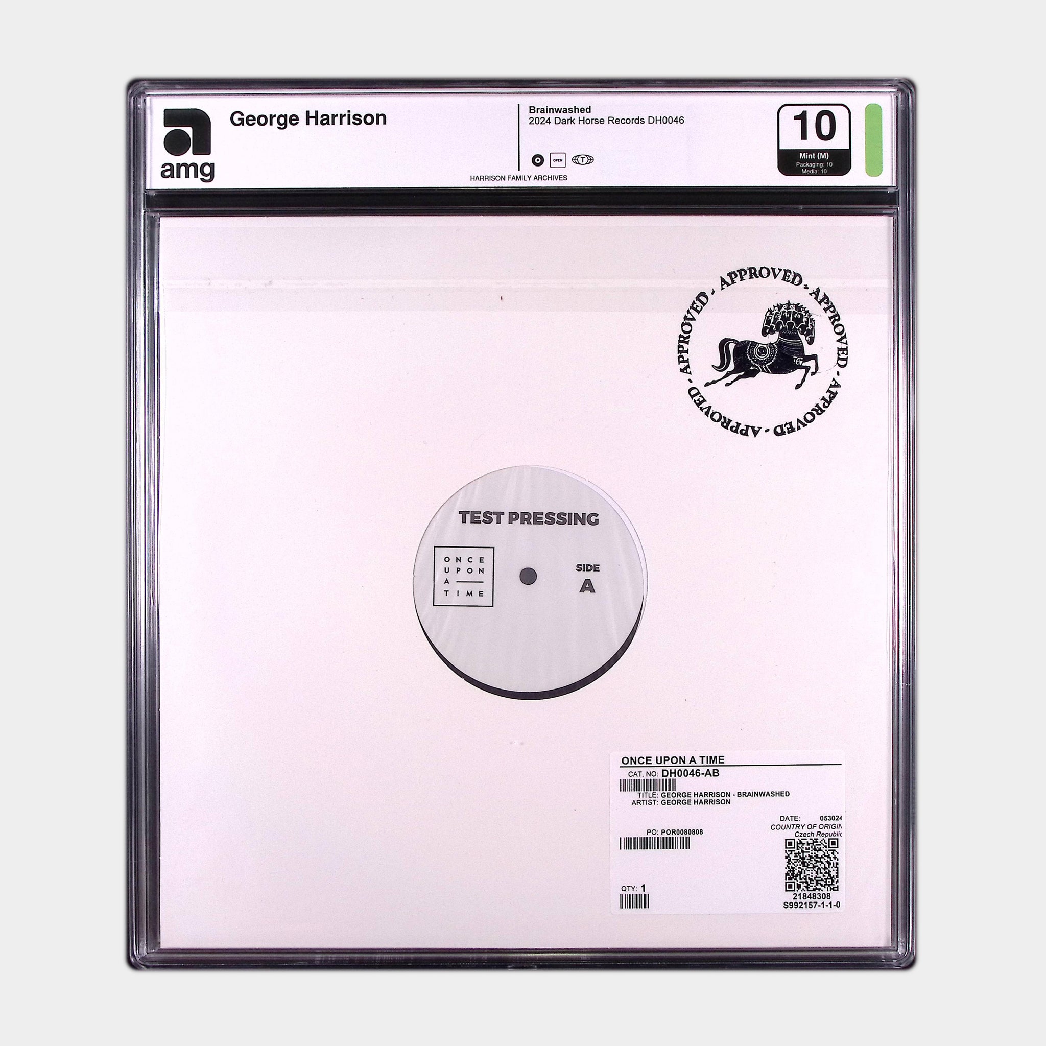 Brainwashed (2025) - Reissue Test Pressing (AMG 50009712)