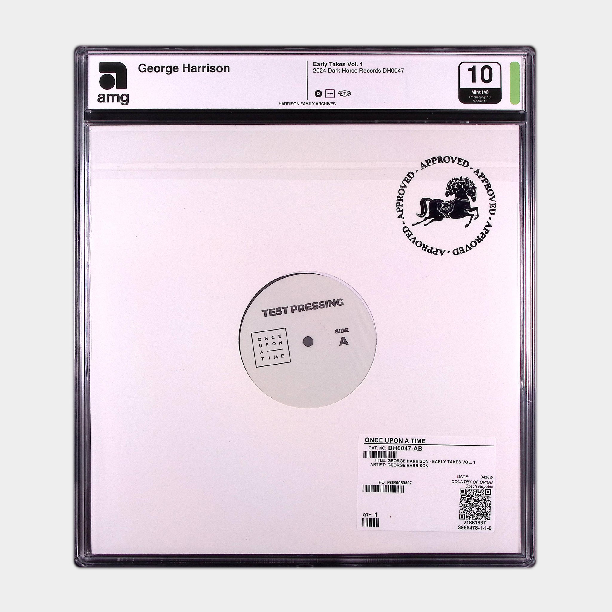 Early Takes Vol. 1 (2024) - Reissue Test Pressing (AMG 50009719)