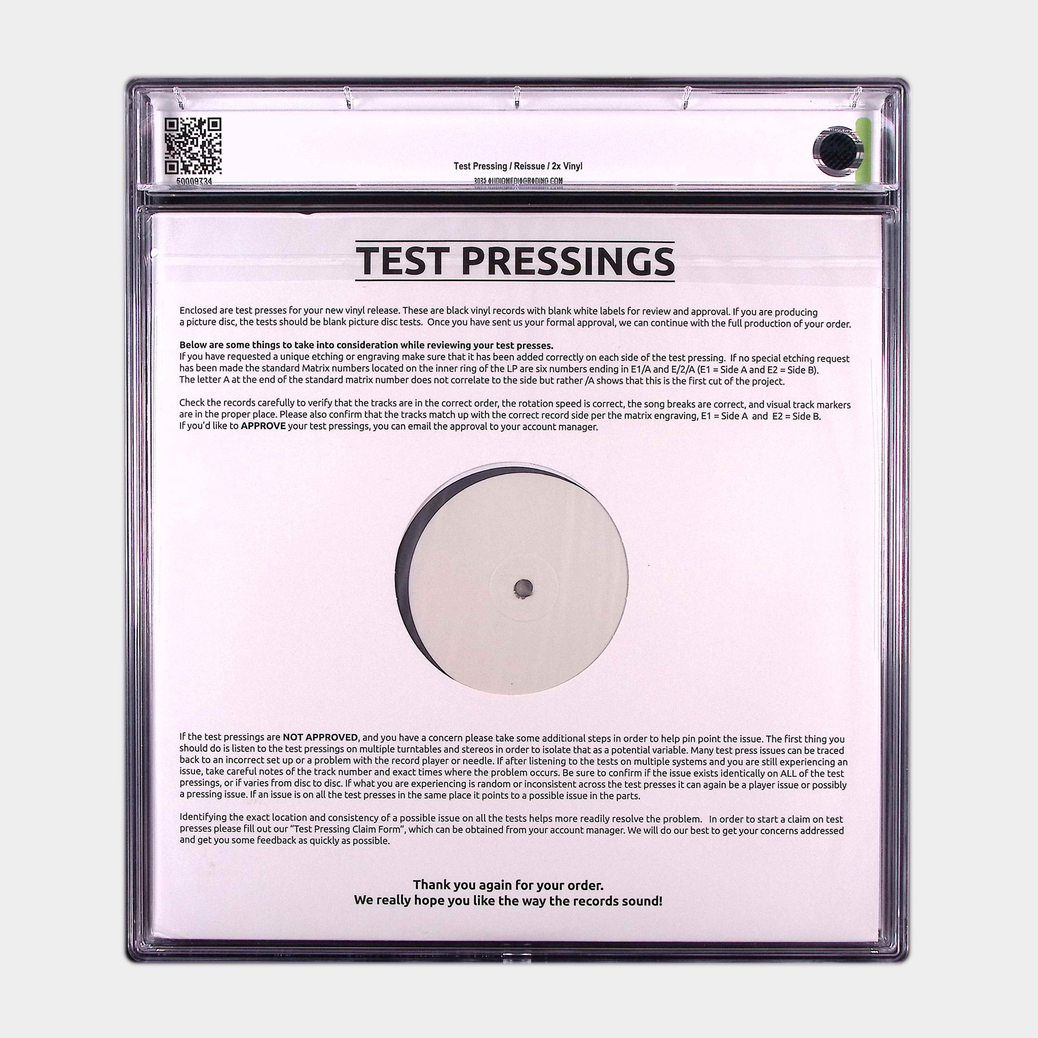 Let It Roll (2025) - Original 2LP Test Pressing (AMG 50009724)