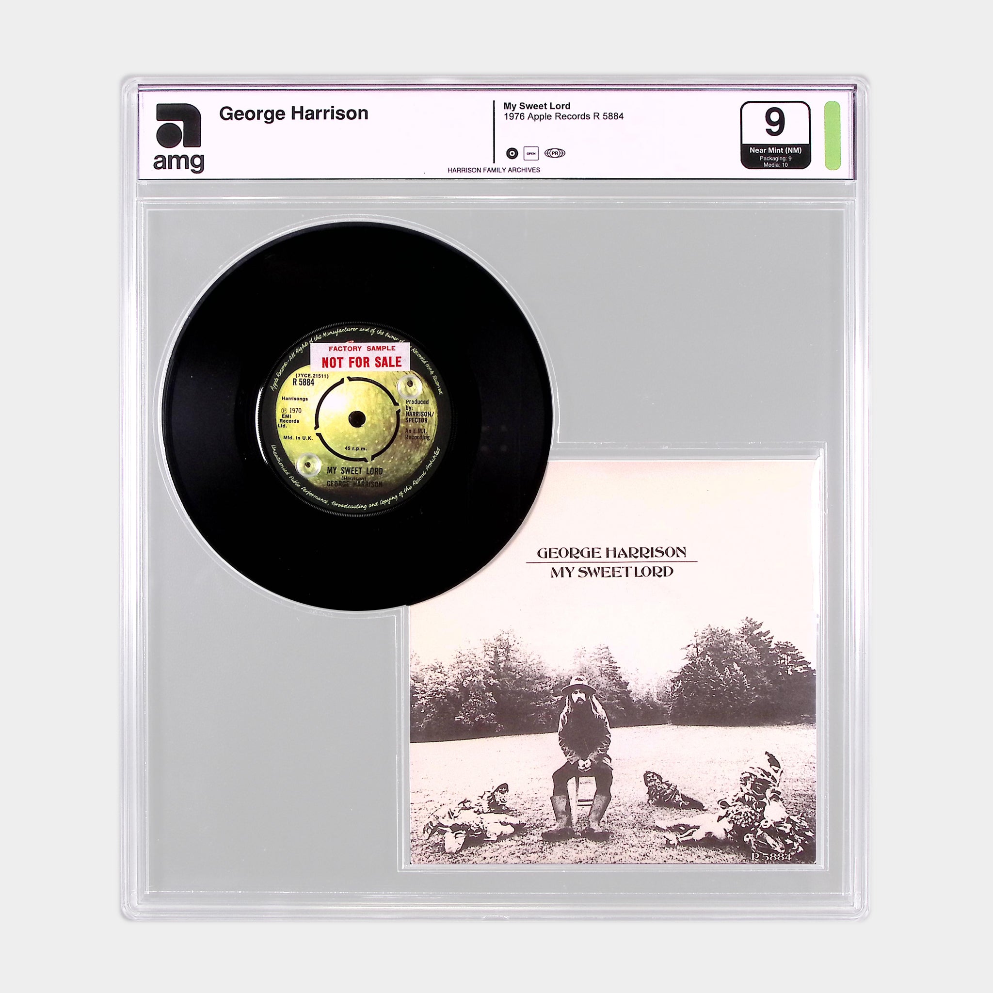 My Sweet Lord (1976) - UK Reissue 7” Single (AMG 50009695)