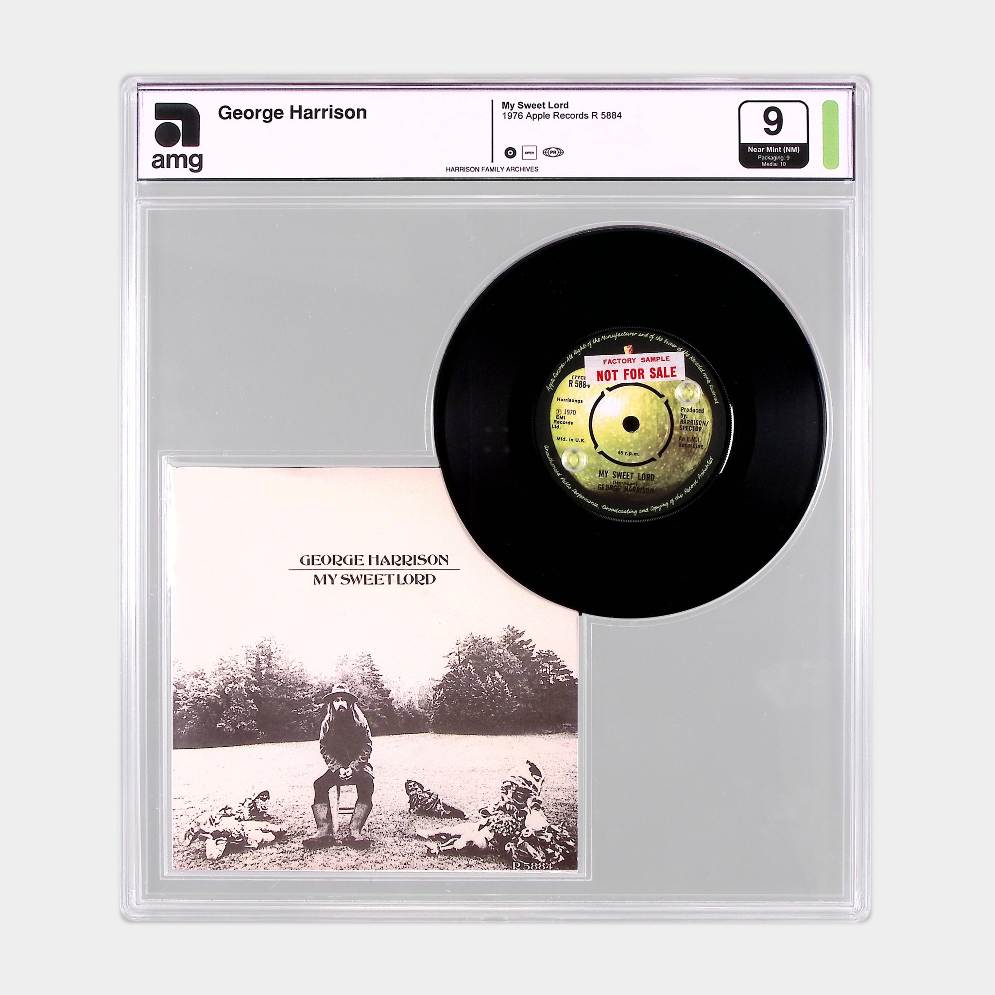 My Sweet Lord (1976) - UK Reissue 7” Single (AMG 50009694)