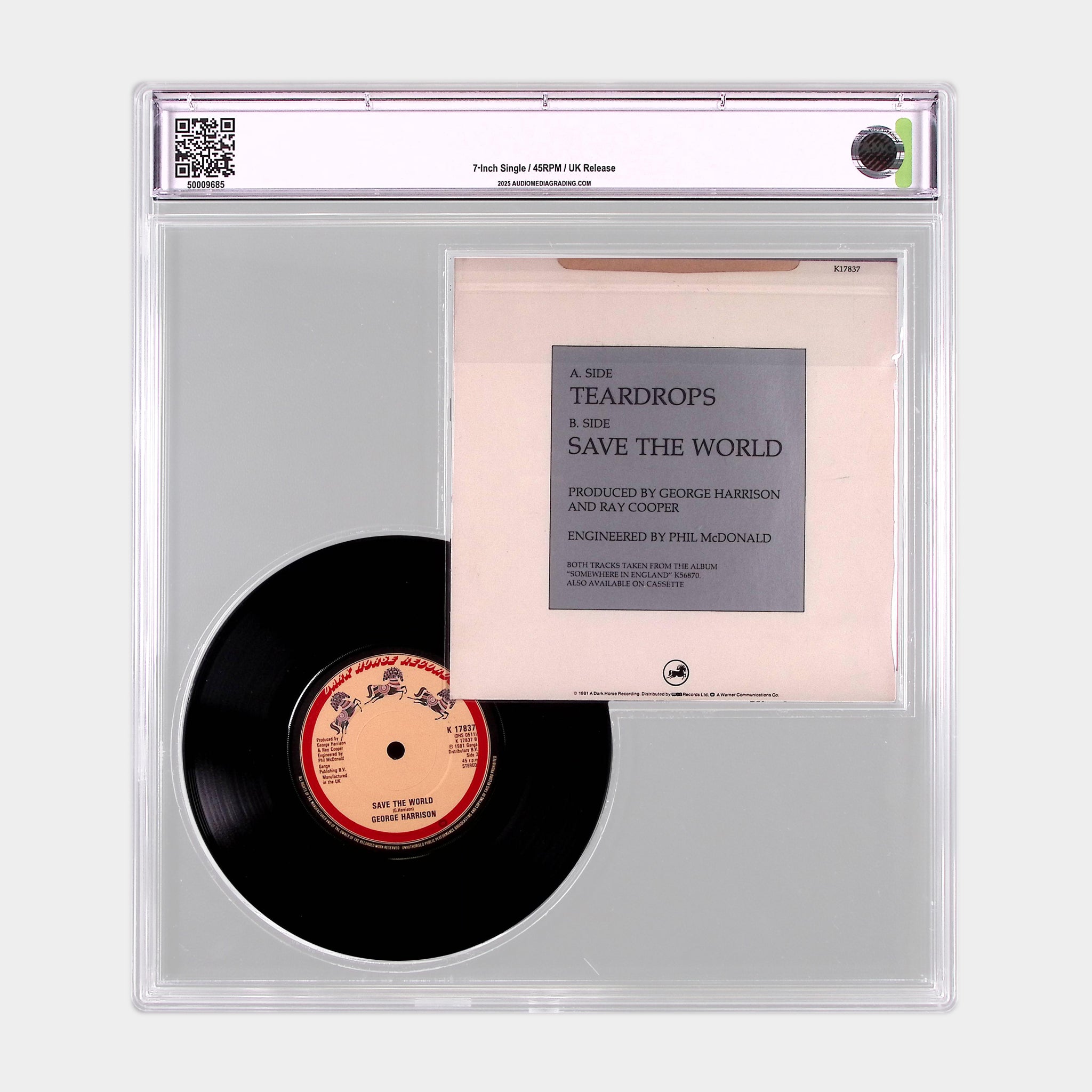Teardrops (1981) – Original UK 7” Single (AMG 50009685)