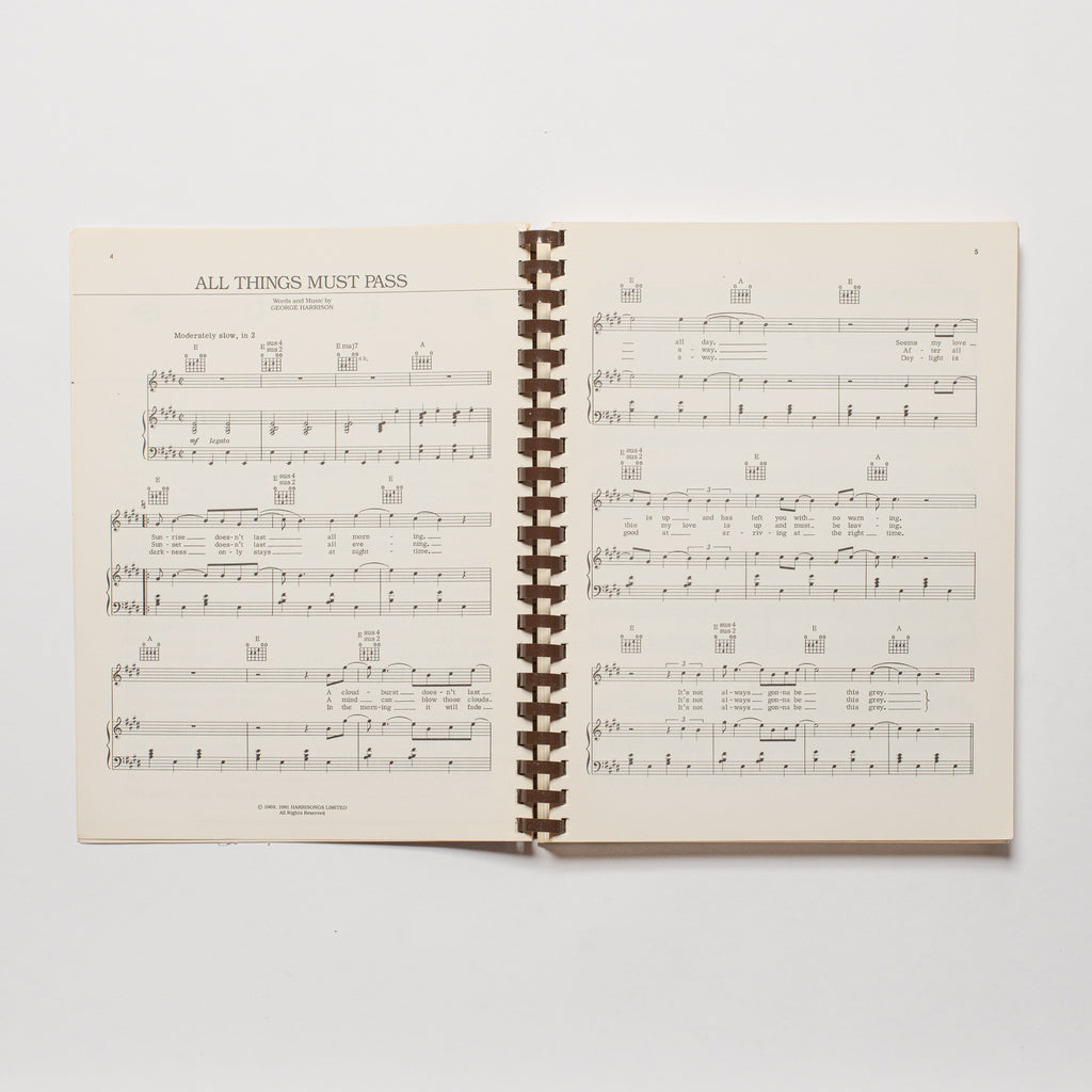 George Harrison Anthology - Song Book