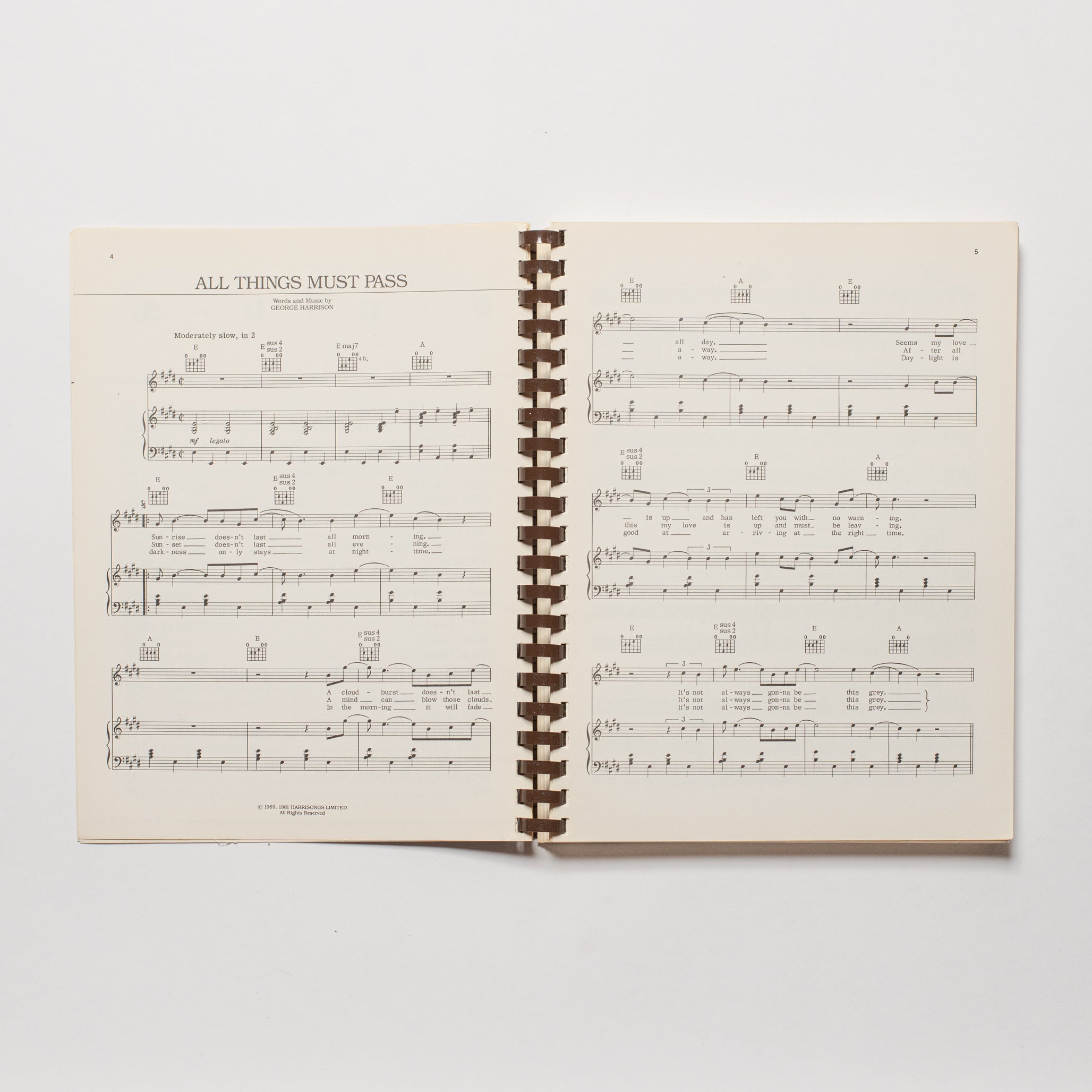 George Harrison Anthology - Song Book