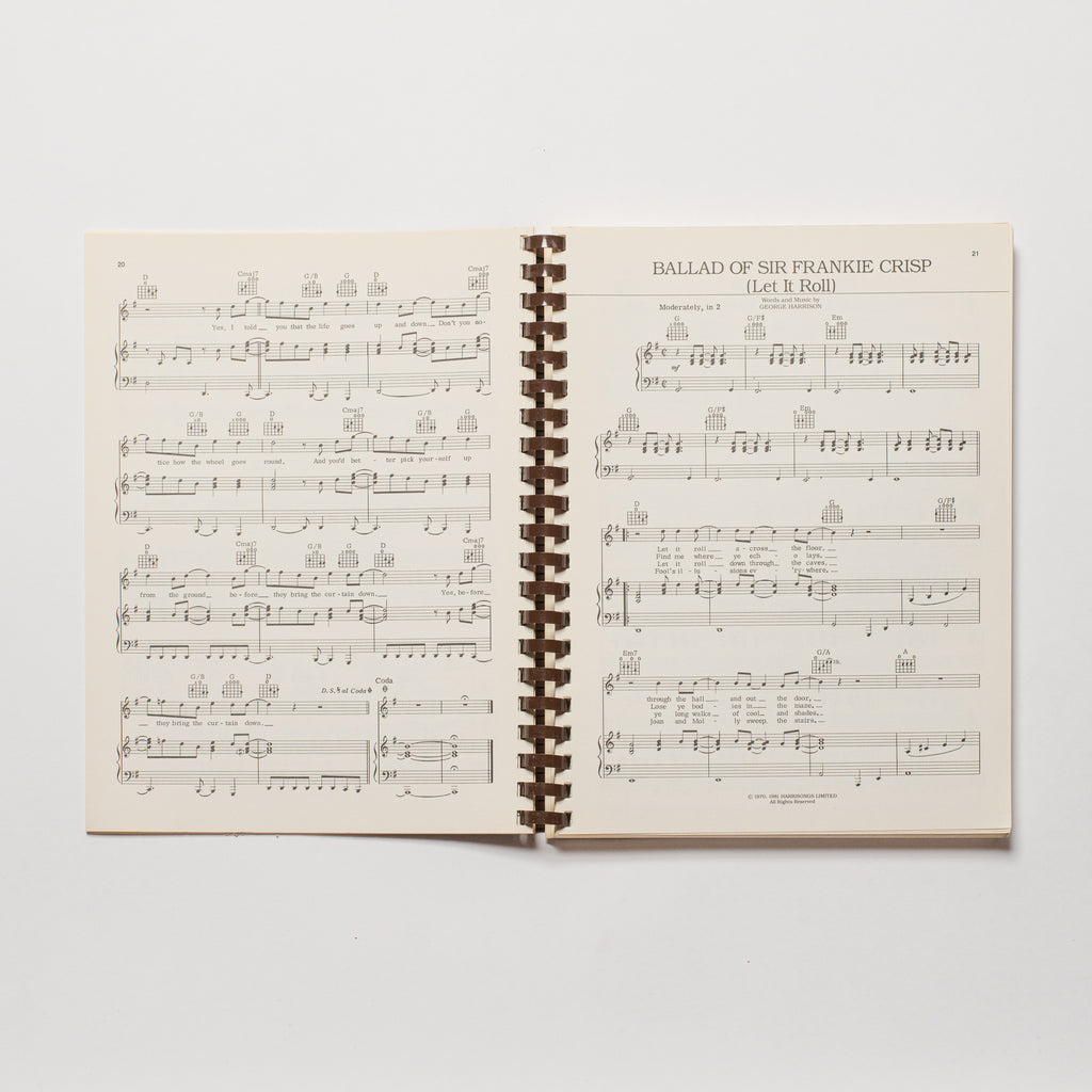 George Harrison Anthology - Song Book