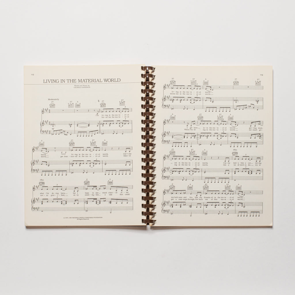 George Harrison Anthology - Song Book