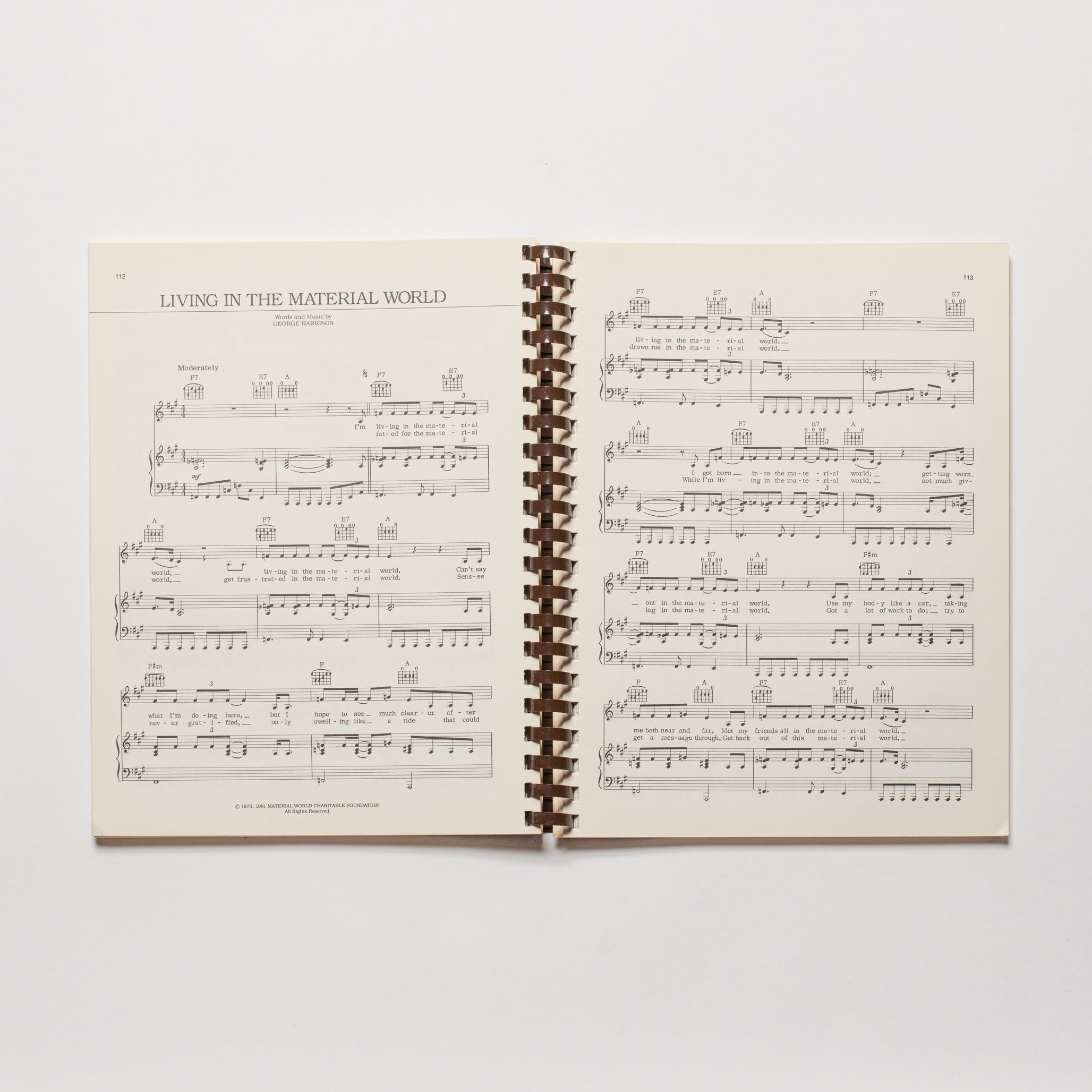 George Harrison Anthology - Song Book