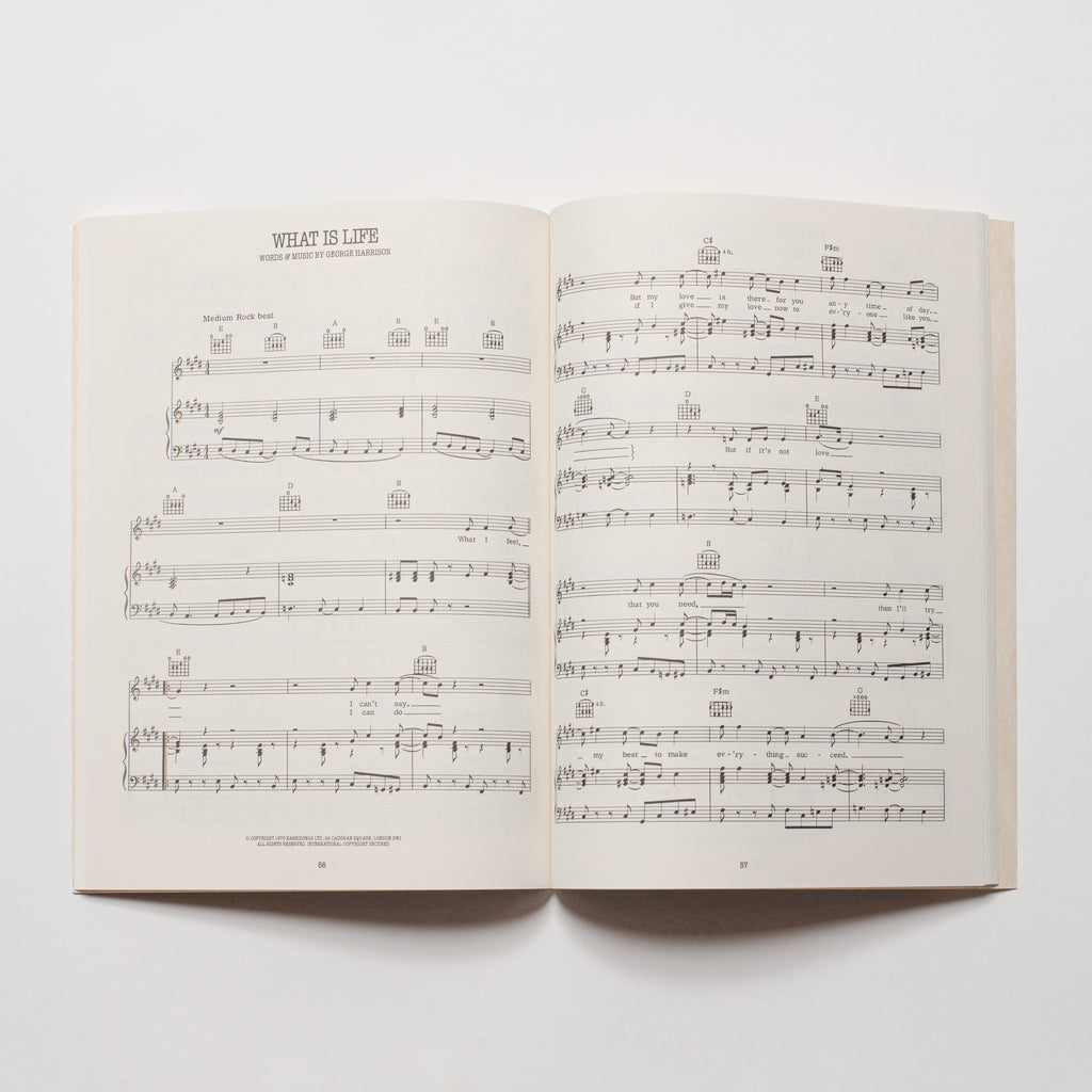 Songs of George Harrison - Song Book