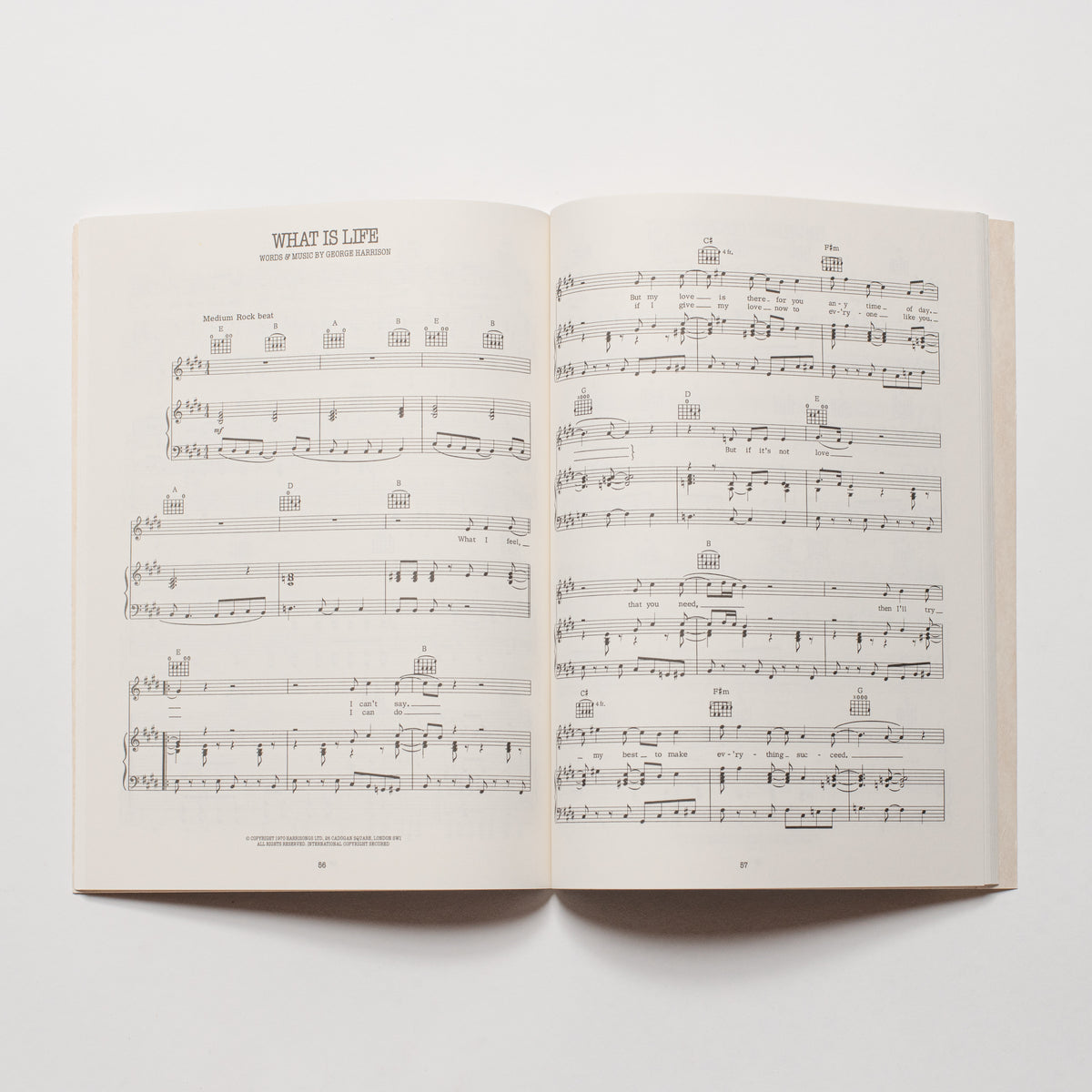 Songs of George Harrison - Song Book