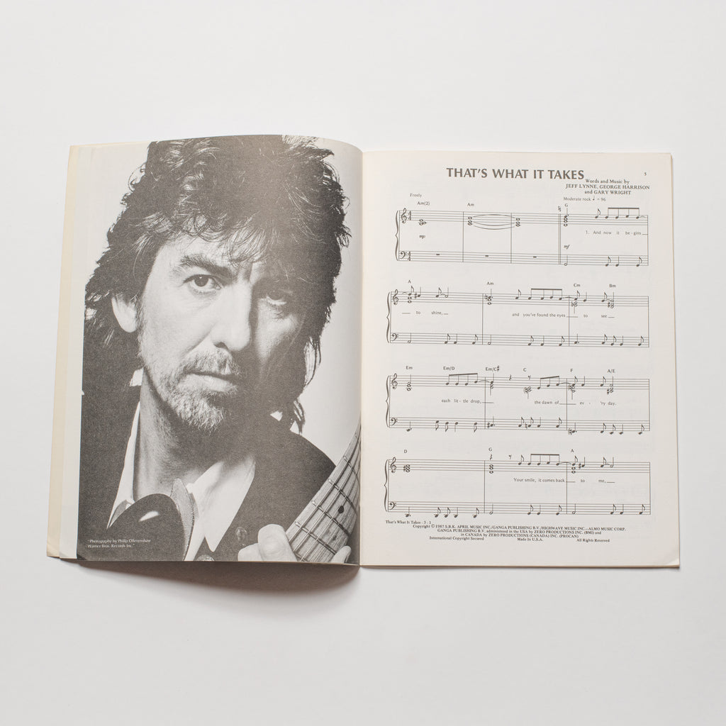 George Harrison - Cloud Nine - Song Book