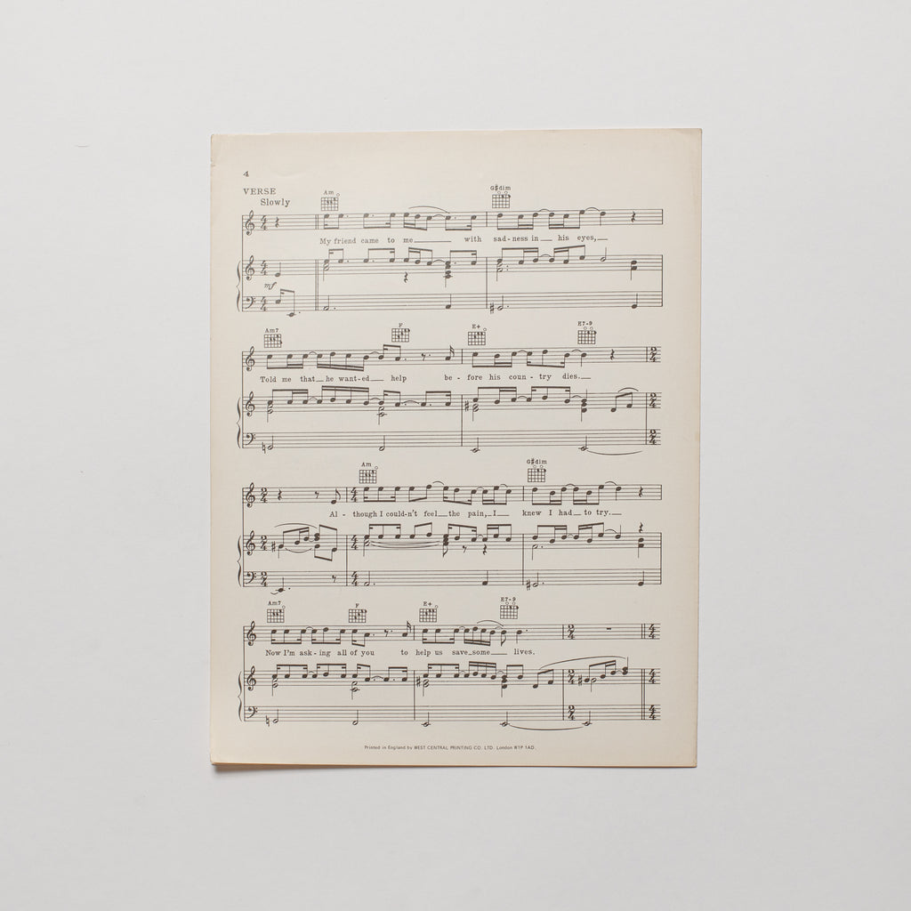 George Harrison - Bangla Desh - Sheet Music