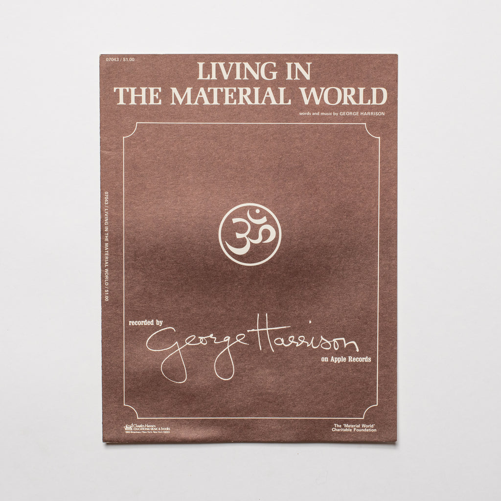 George Harrison - Living In The Material World - Sheet Music