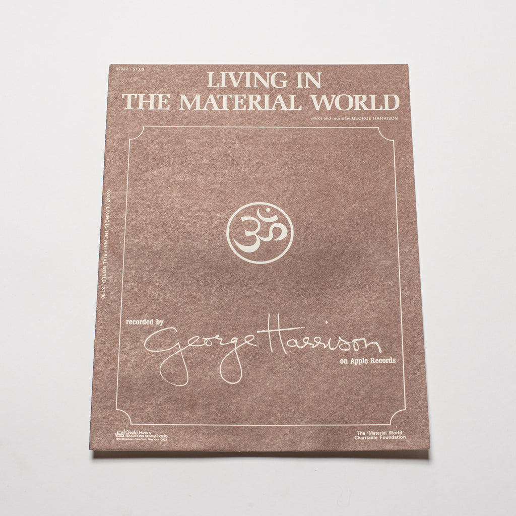 George Harrison - Living In The Material World - Sheet Music
