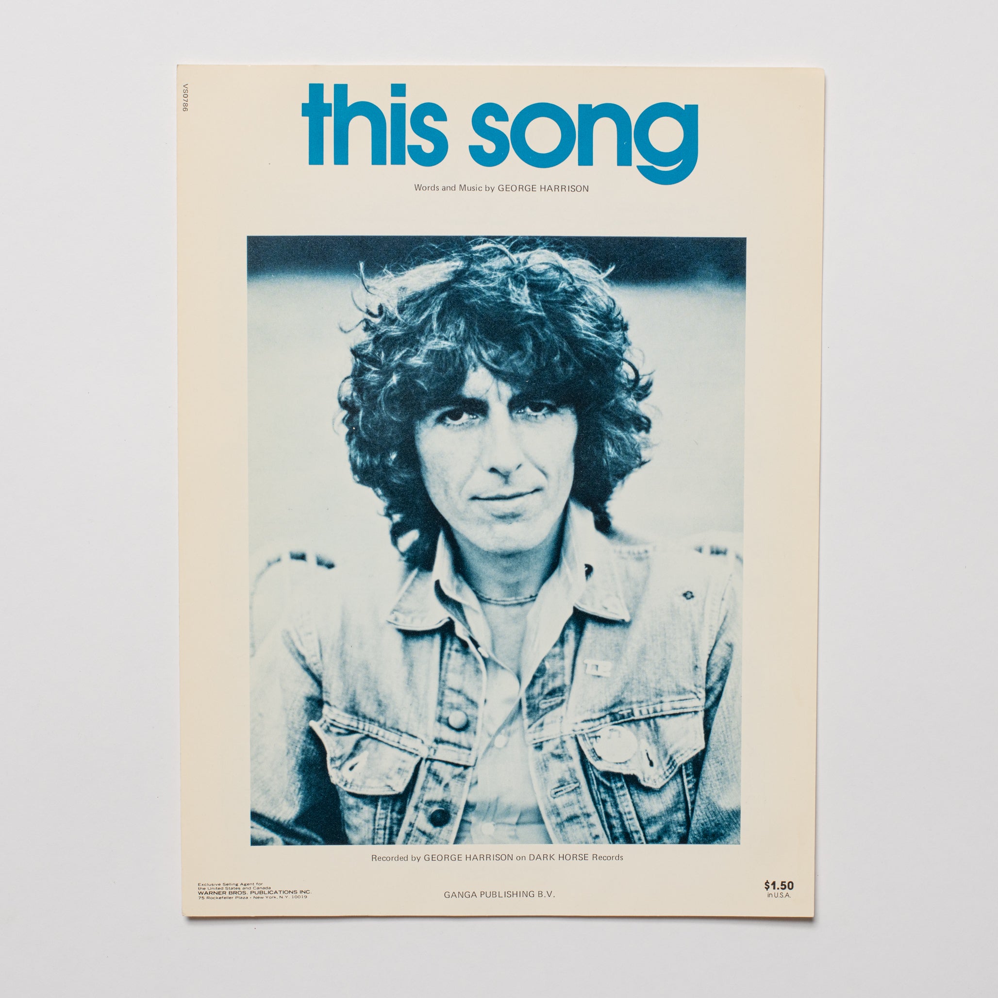 George Harrison - This Song - Sheet Music