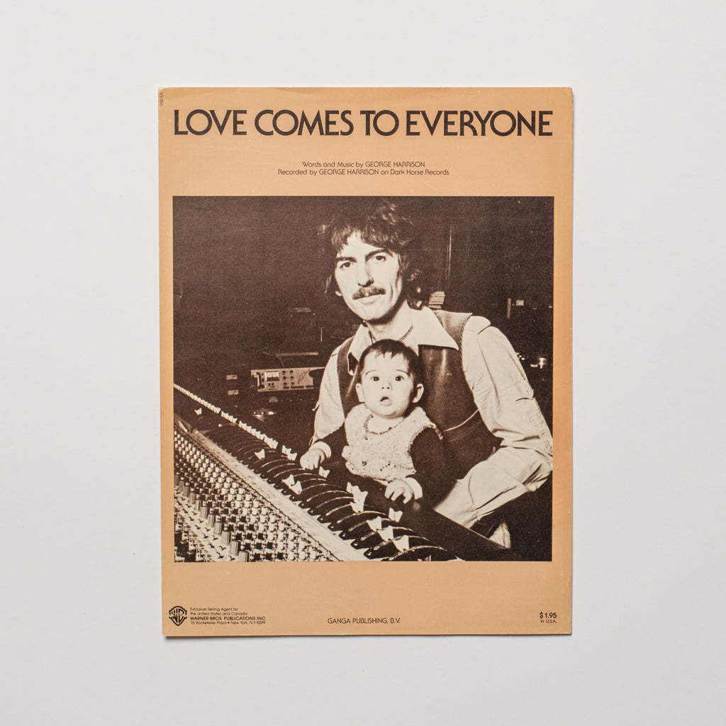 George Harrison - Love Comes To Everyone - Sheet Music