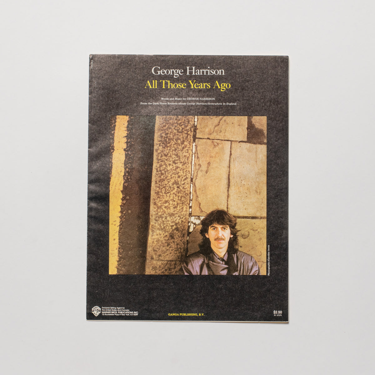 George Harrison - All Those Years Ago - Sheet Music