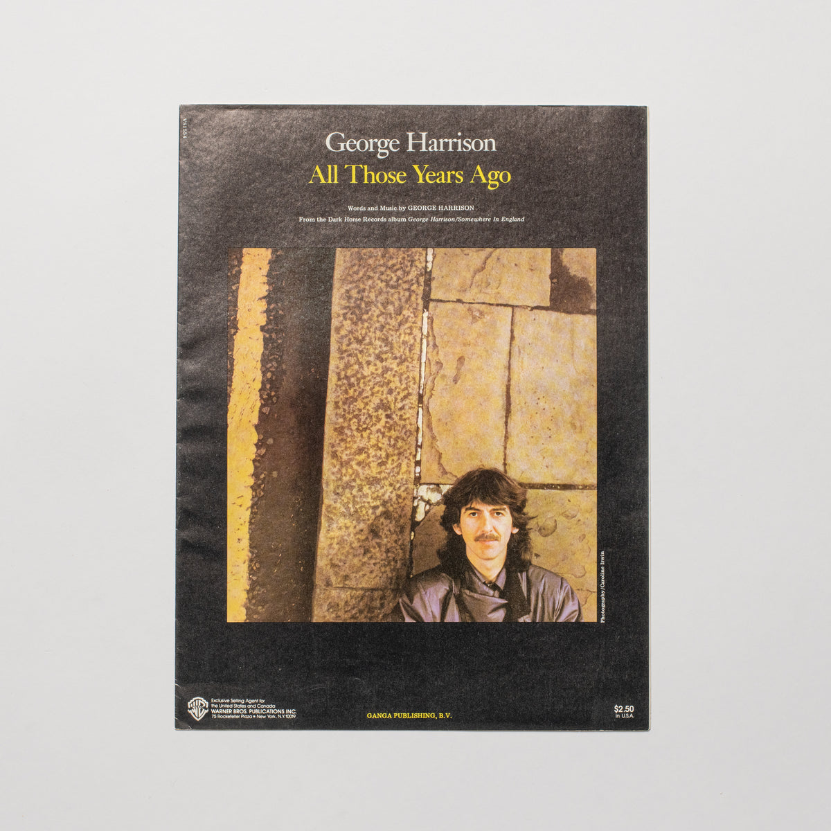 George Harrison - All Those Years Ago - Sheet Music
