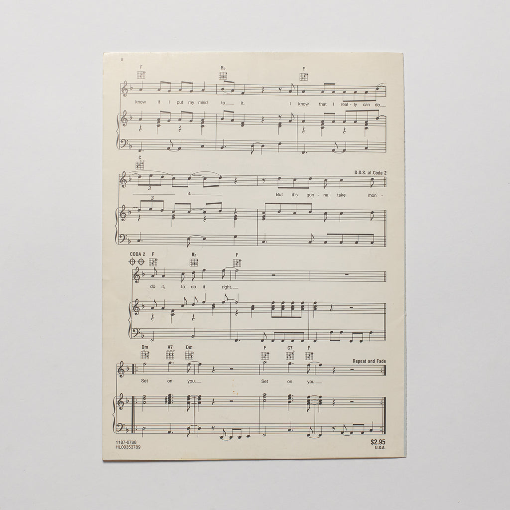 George Harrison - Got My Mind Set On You - Sheet Music
