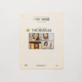 The Beatles - I Me Mine - Sheet Music
